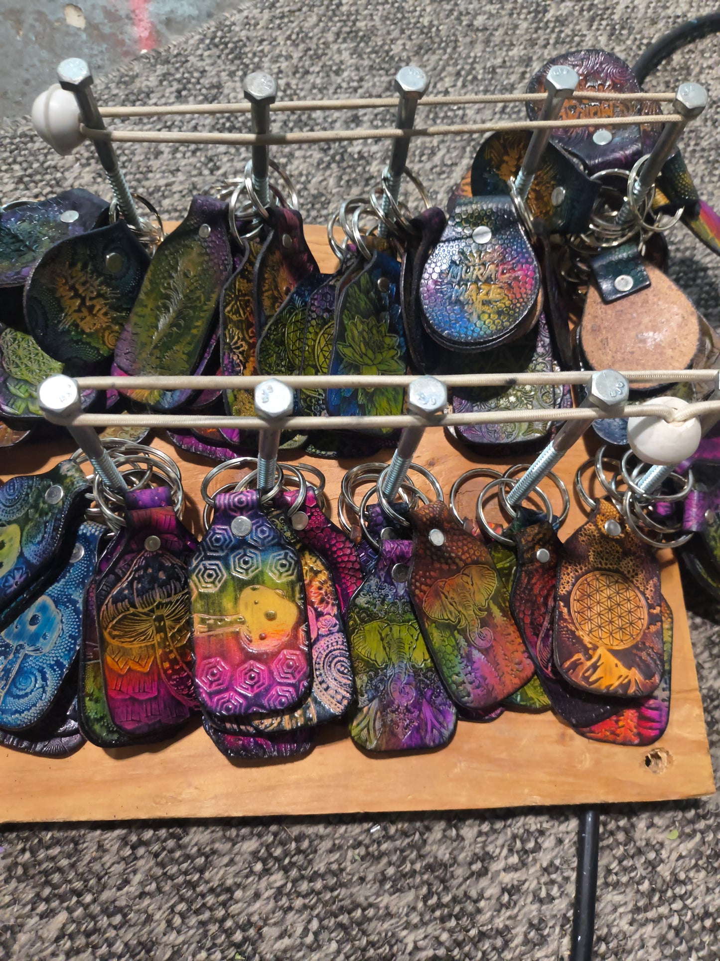 *Leather Keychain (Detailed) - 5 x 2 by Ania Amador (Accessory (pins, patches, etc))