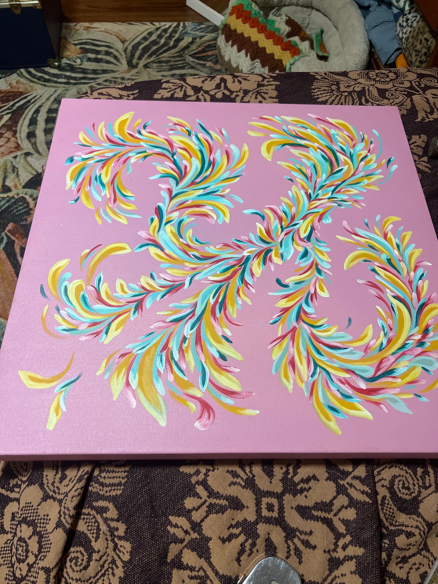 *Carousel Horses - 24 x 24 by SEIP (Original)