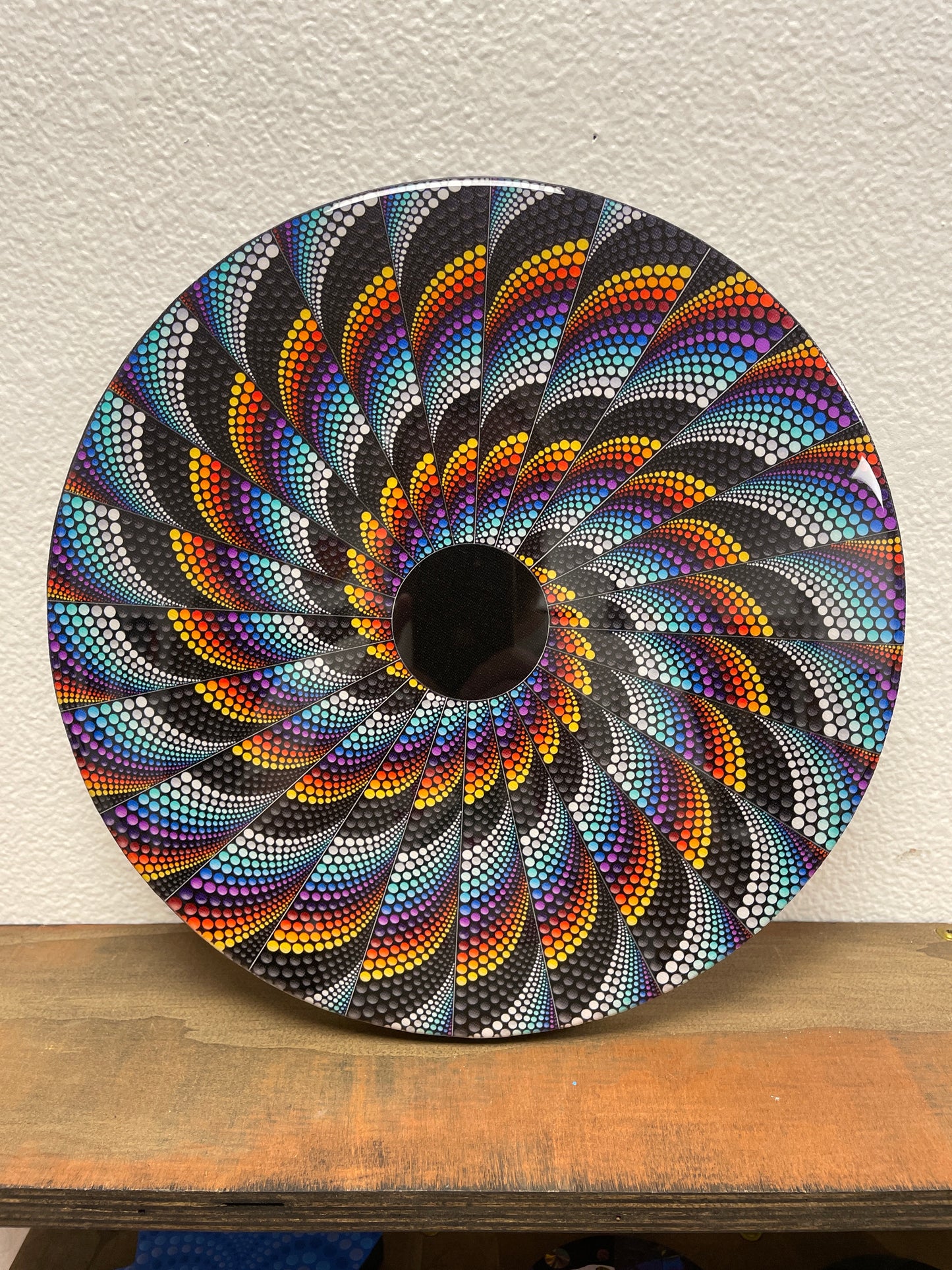 Black Hole - 12 x 12 by Brandon Rollin (Canvas Print)