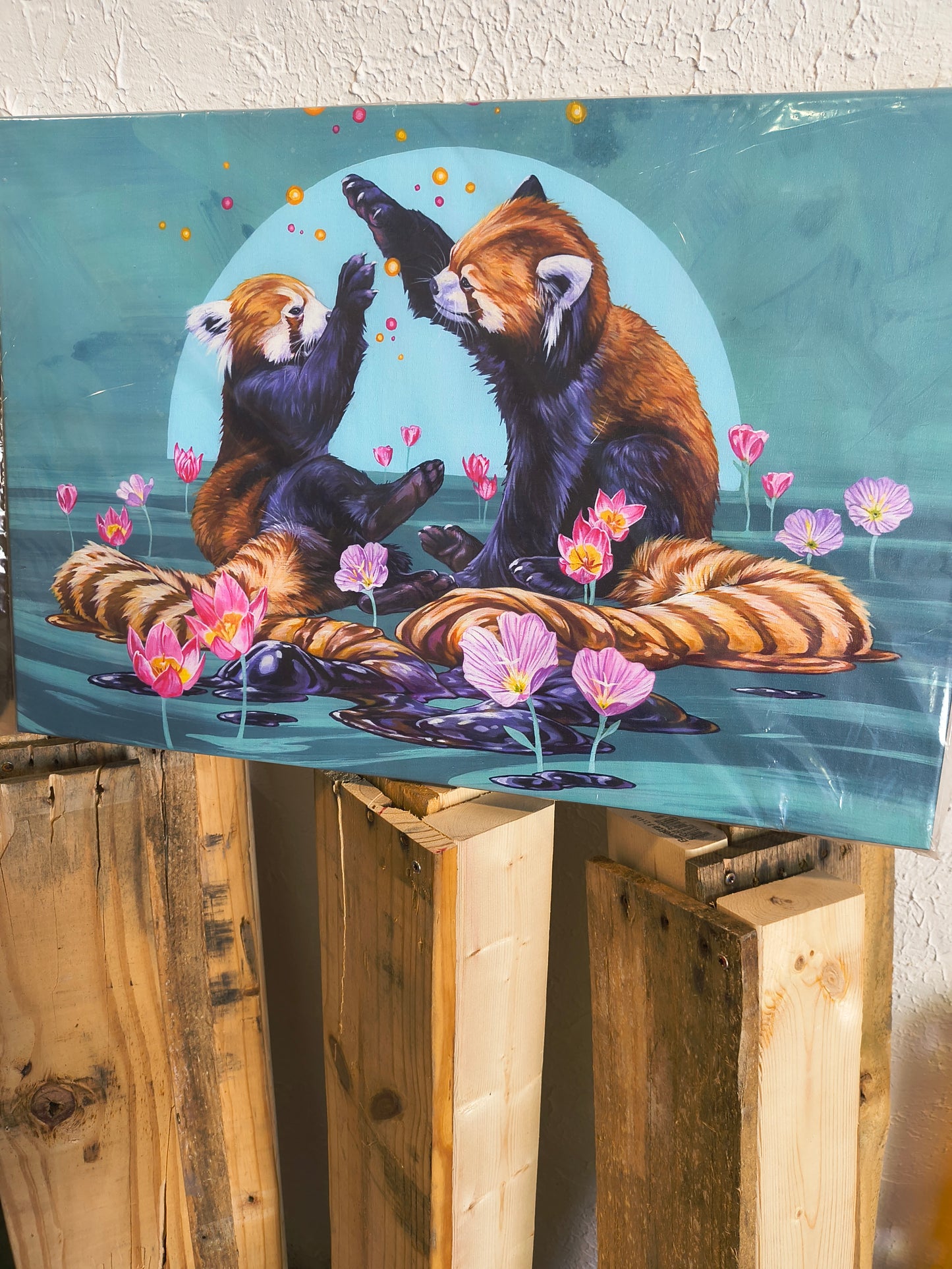 Playdate - 16 x 24 by David Swartz (Canvas Print)