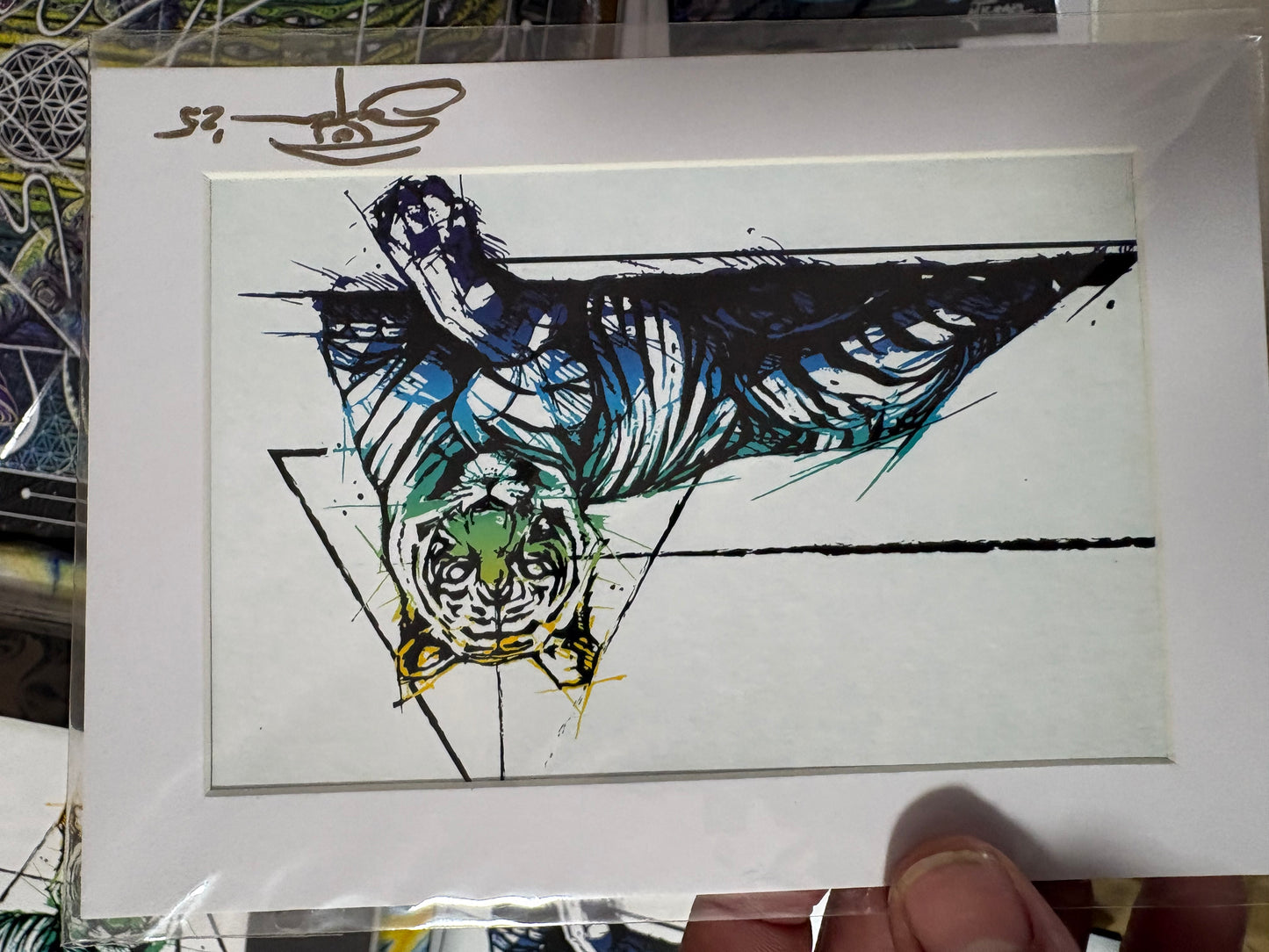 Tiger - 4 x 6 by Eye of Swiger (Poster Print)