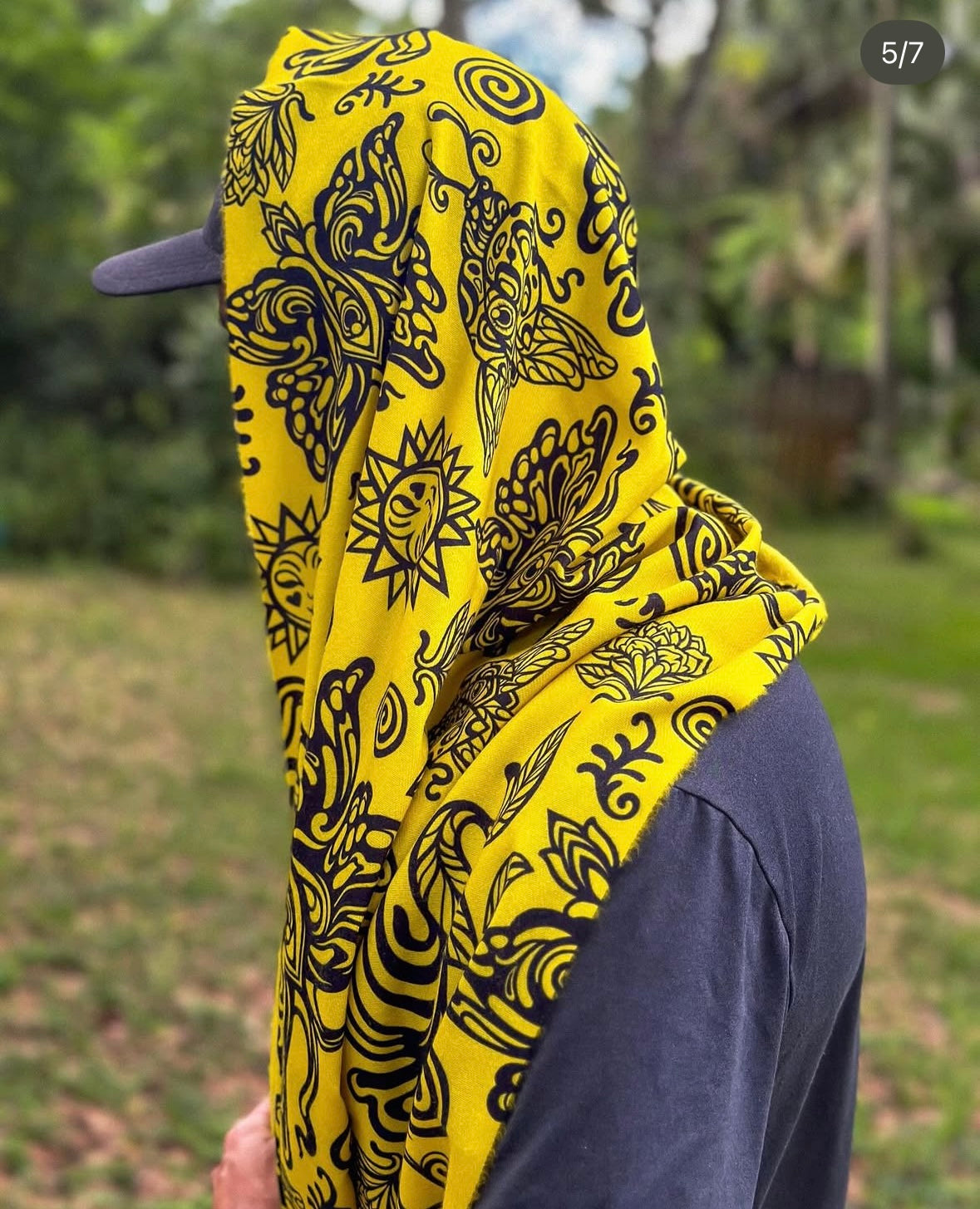 *Yellow Insecta Pashminas - One Size Fits All by Chaya Av (Apparel)