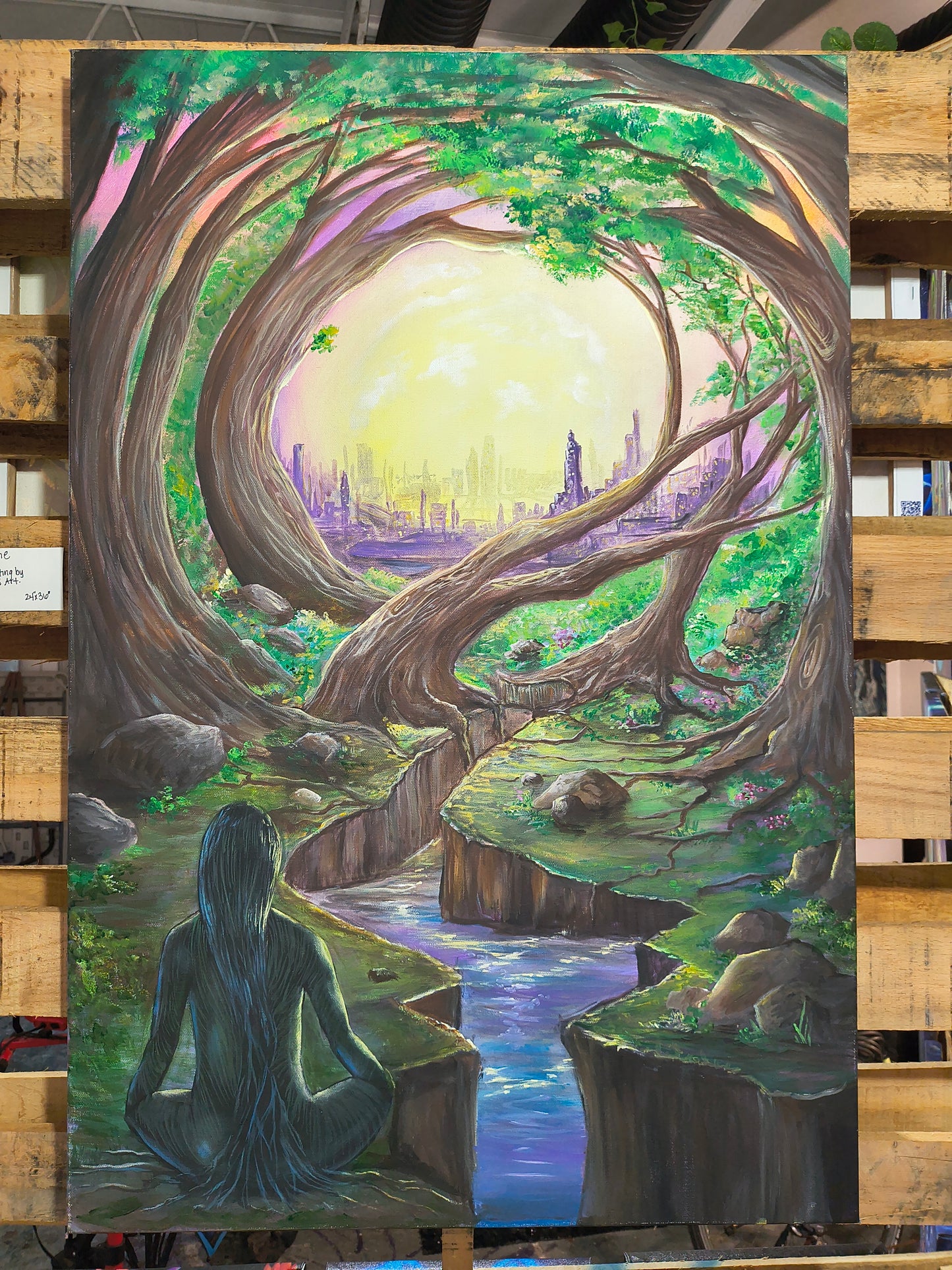 *Quarentine - 36 x 24 by Ania Amador (Original)
