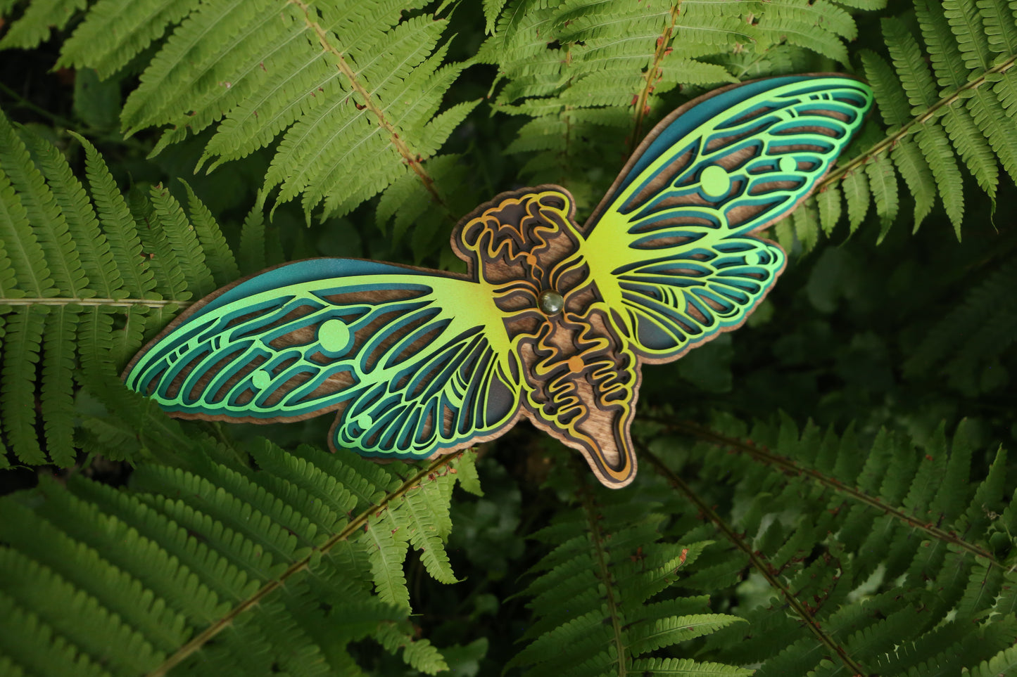 Summers Song Cicada - 6 x 12 by Subloominal (3D Sculpture)