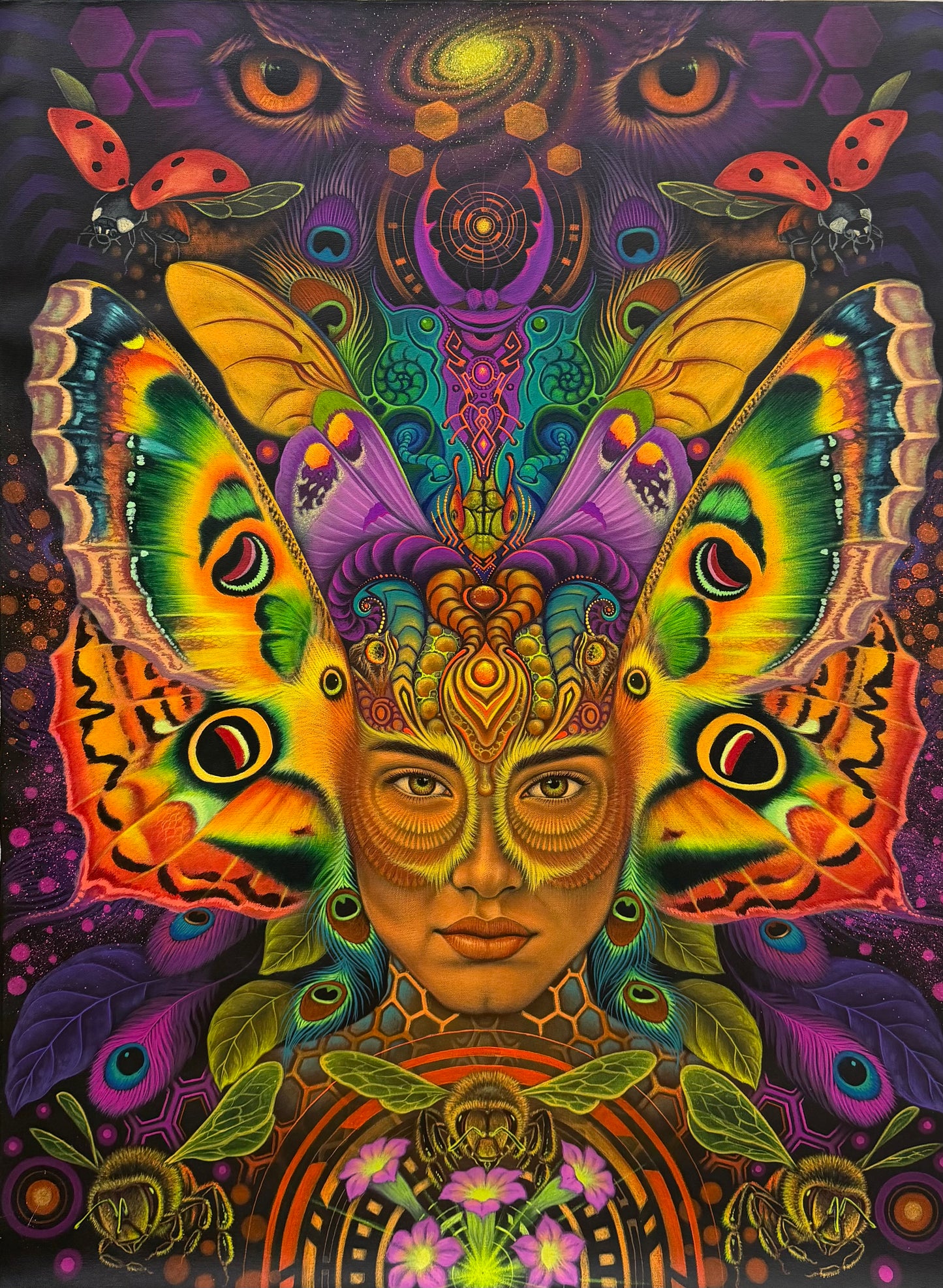 *Butterfly Woman - 37 x 27 by Alfredo Zagaceta (Original)
