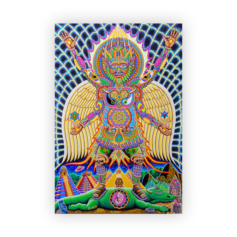 Neo Human Evolution - 24 x 16 by Chris Dyer (Canvas Print)