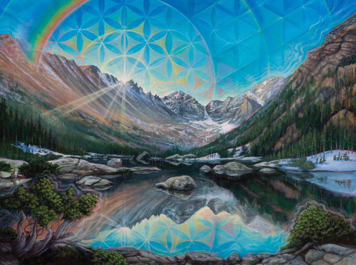 New Beginning - 8 x 12 by Morgan Mandala (Canvas Print)