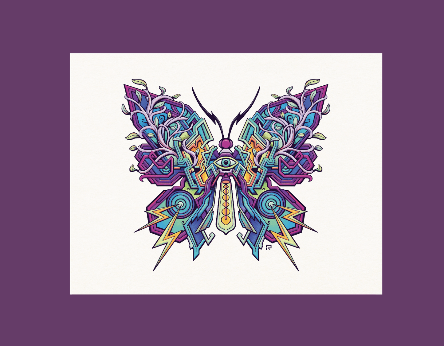 Electrofly - 11 x 14 by Rutherford (Poster Print)