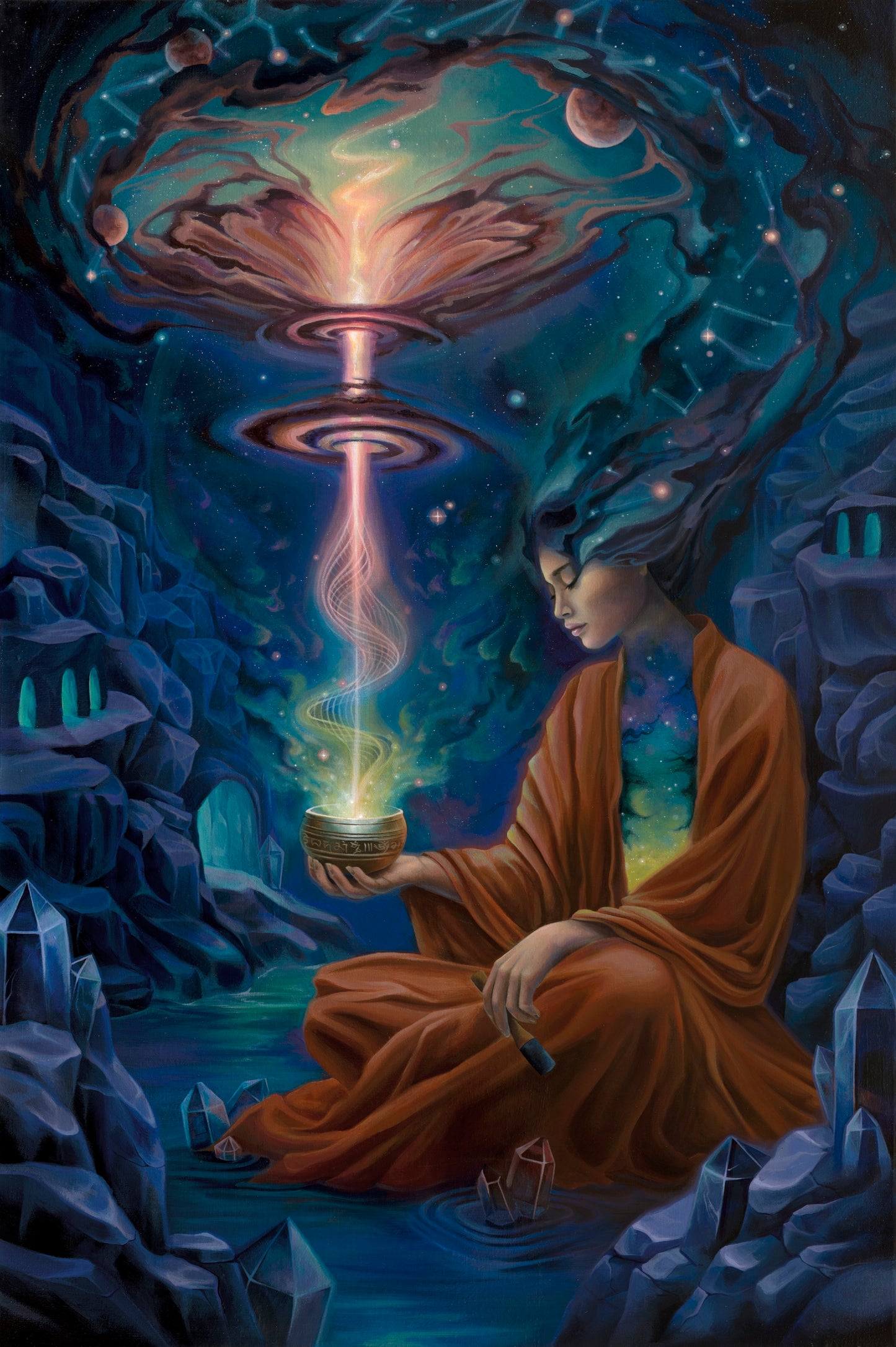 Primordial Sound - 24 x 16 by Shannon Miguela (Canvas Print)