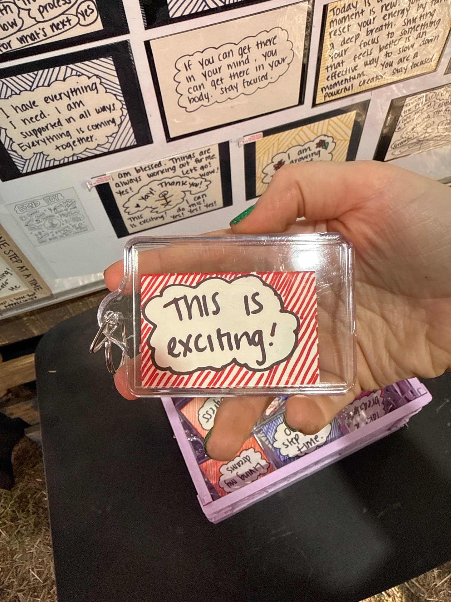 *Key chain affirmation - 3 x 3 by Ania Amador (Accessory)