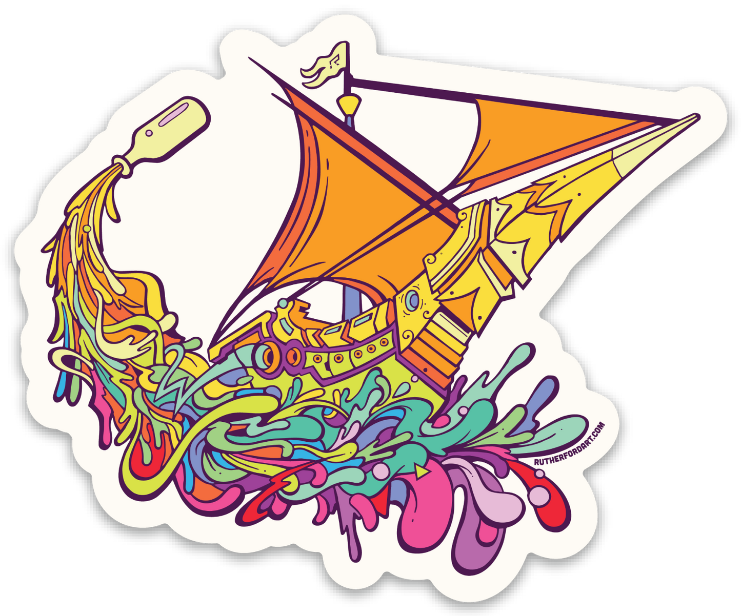 Illustria - 2.8 x 39 by Rutherford (Stickers)