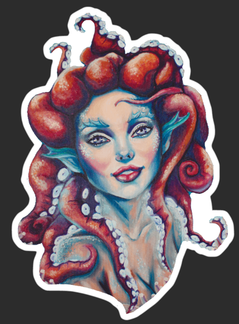 *Squelch - 3 x 2 by Whitney Paige (Stickers)
