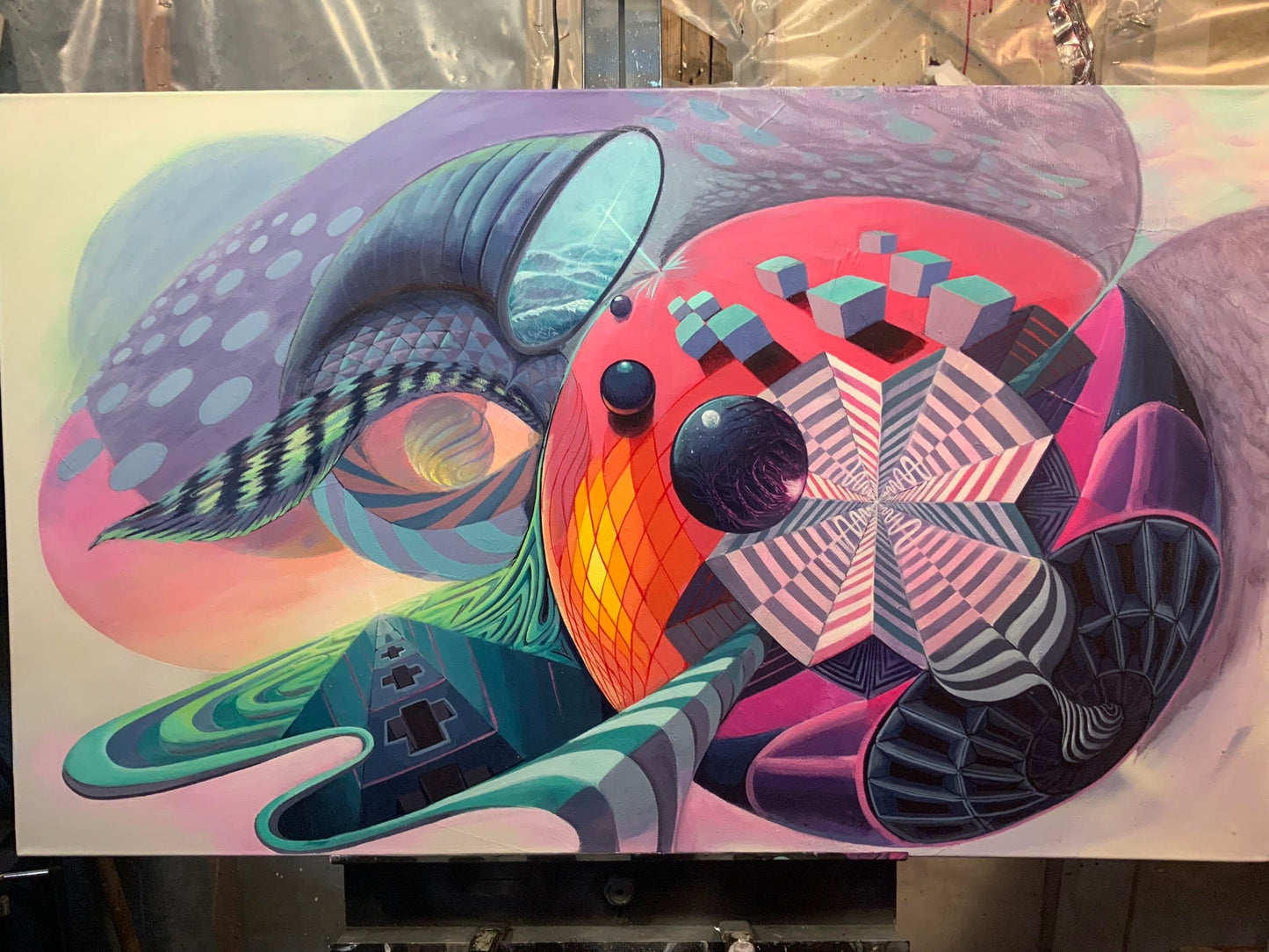 *Ka Like a Wind - 18 x 30 by Andrew Norris Arts (Canvas Print)