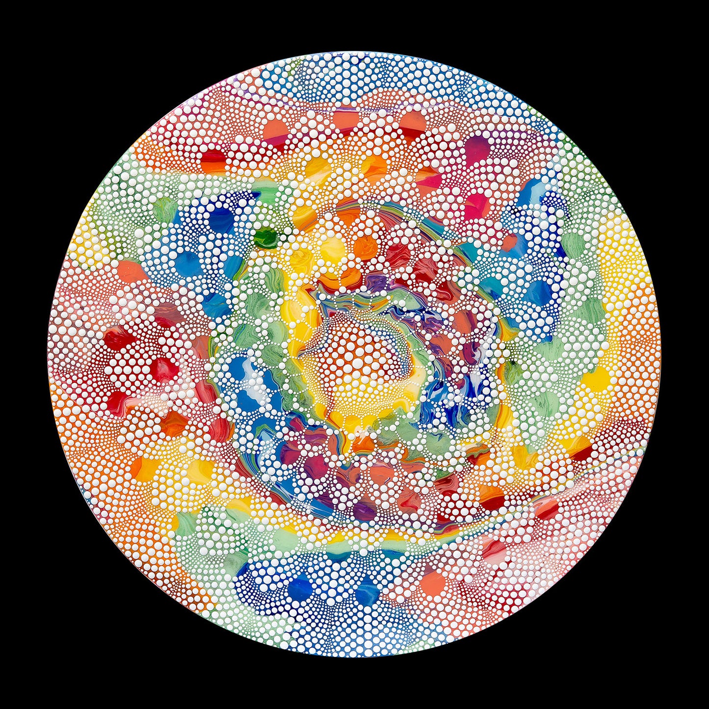 Floral Circus - 22 x 22 by Brandon Rollin (Canvas Print)
