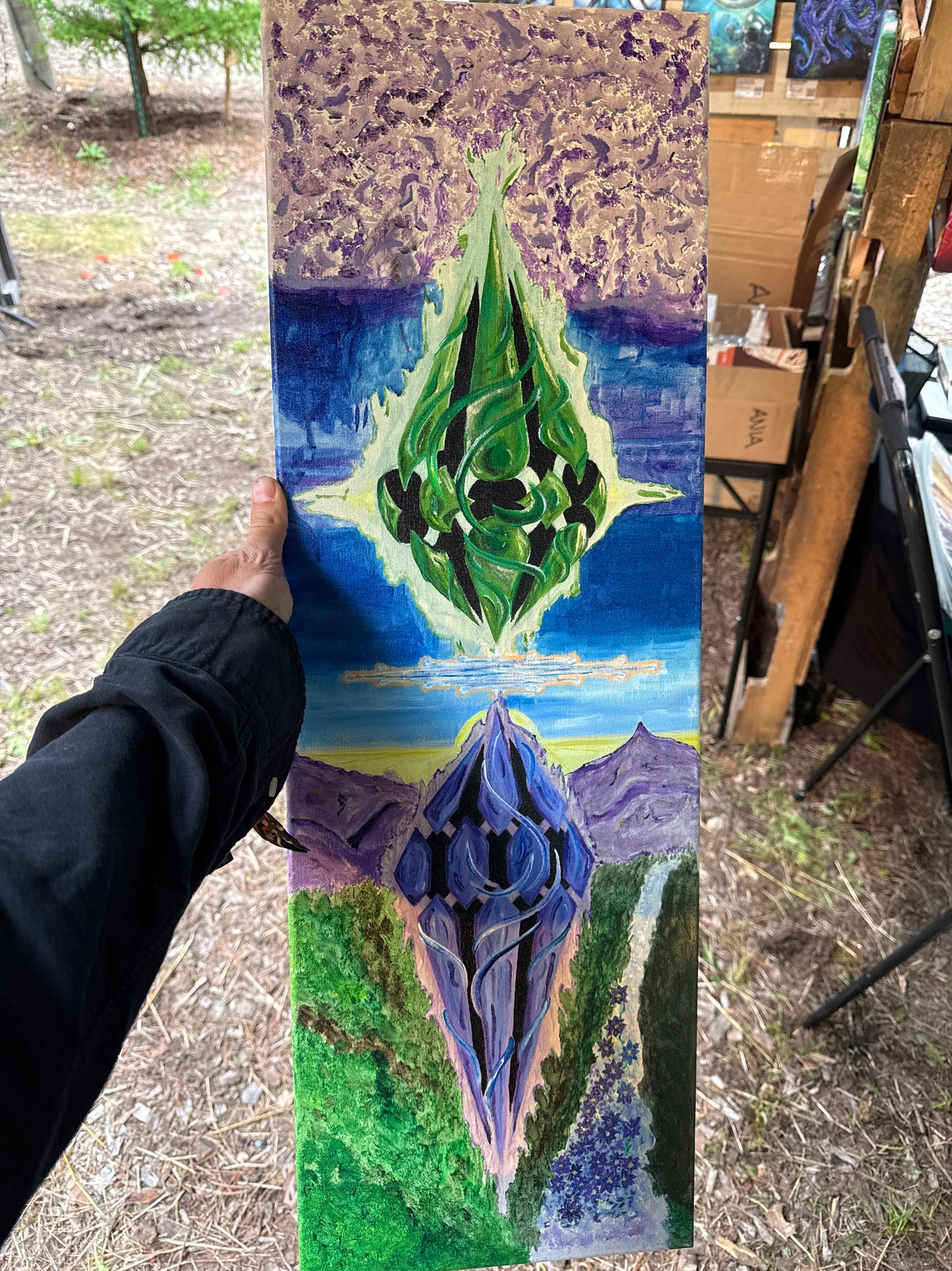 *Ascendor - 30 x 10 (Canvas Print)