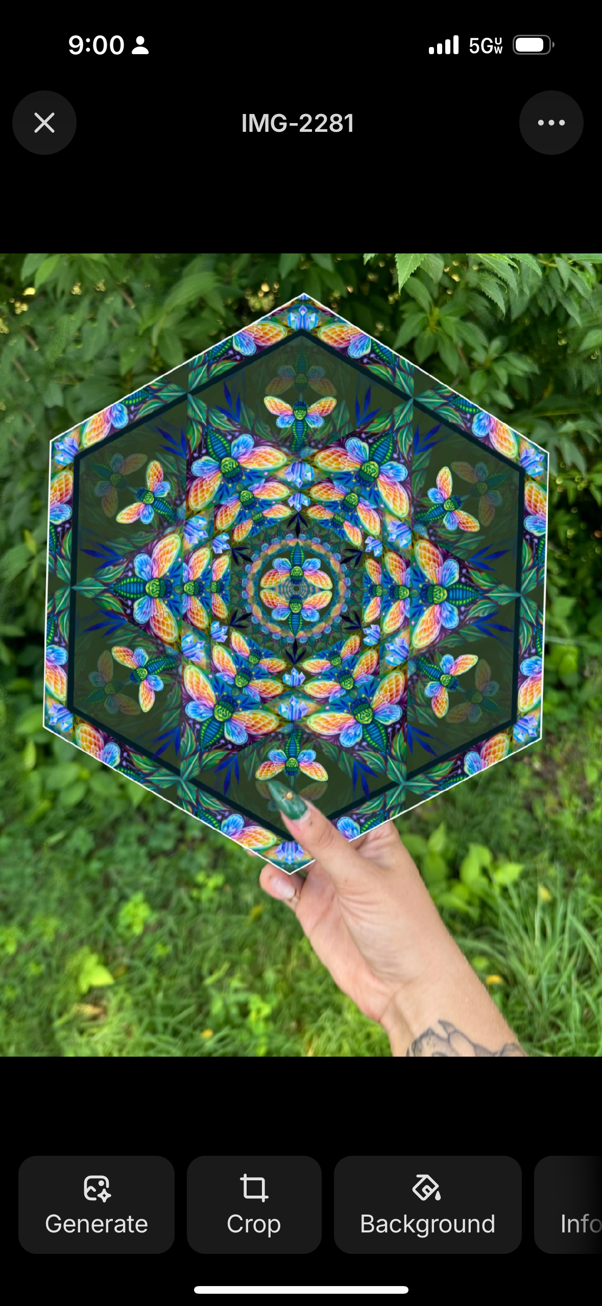 *Assorted hexagon canvas prints - 12 x 10 by Calypso (Canvas Print)