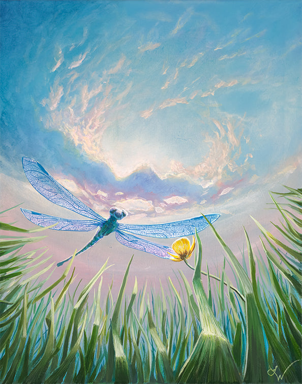 Earth Angel - 16 x 12 by Logan Walden Art (Canvas Print)