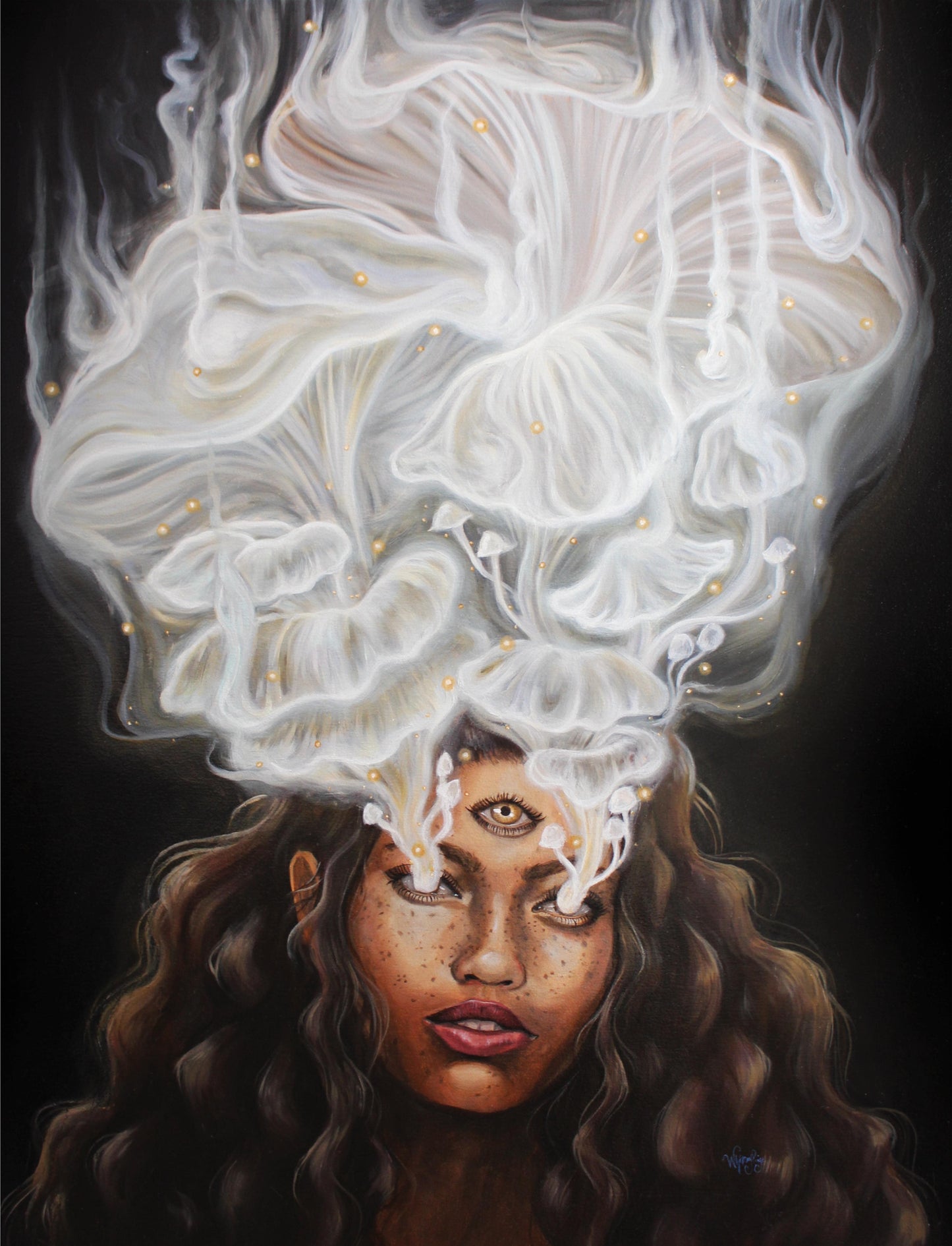 Ectoplasm - 16 x 12 by Whitney Paige (Canvas Print)