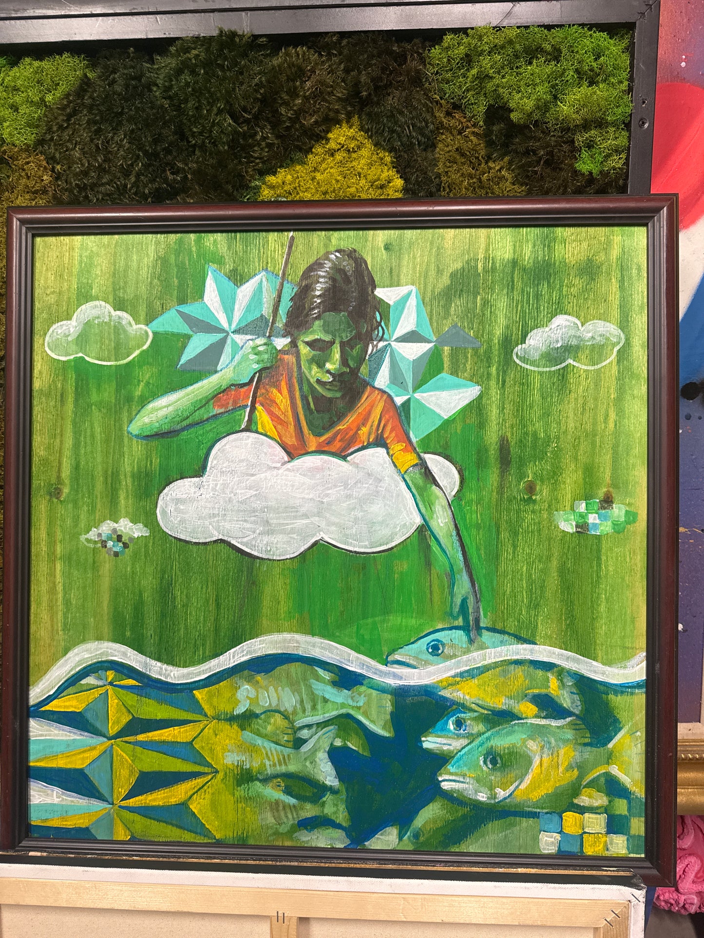 *Plenty of Fish - 26 x 26 by Zulu (Original)