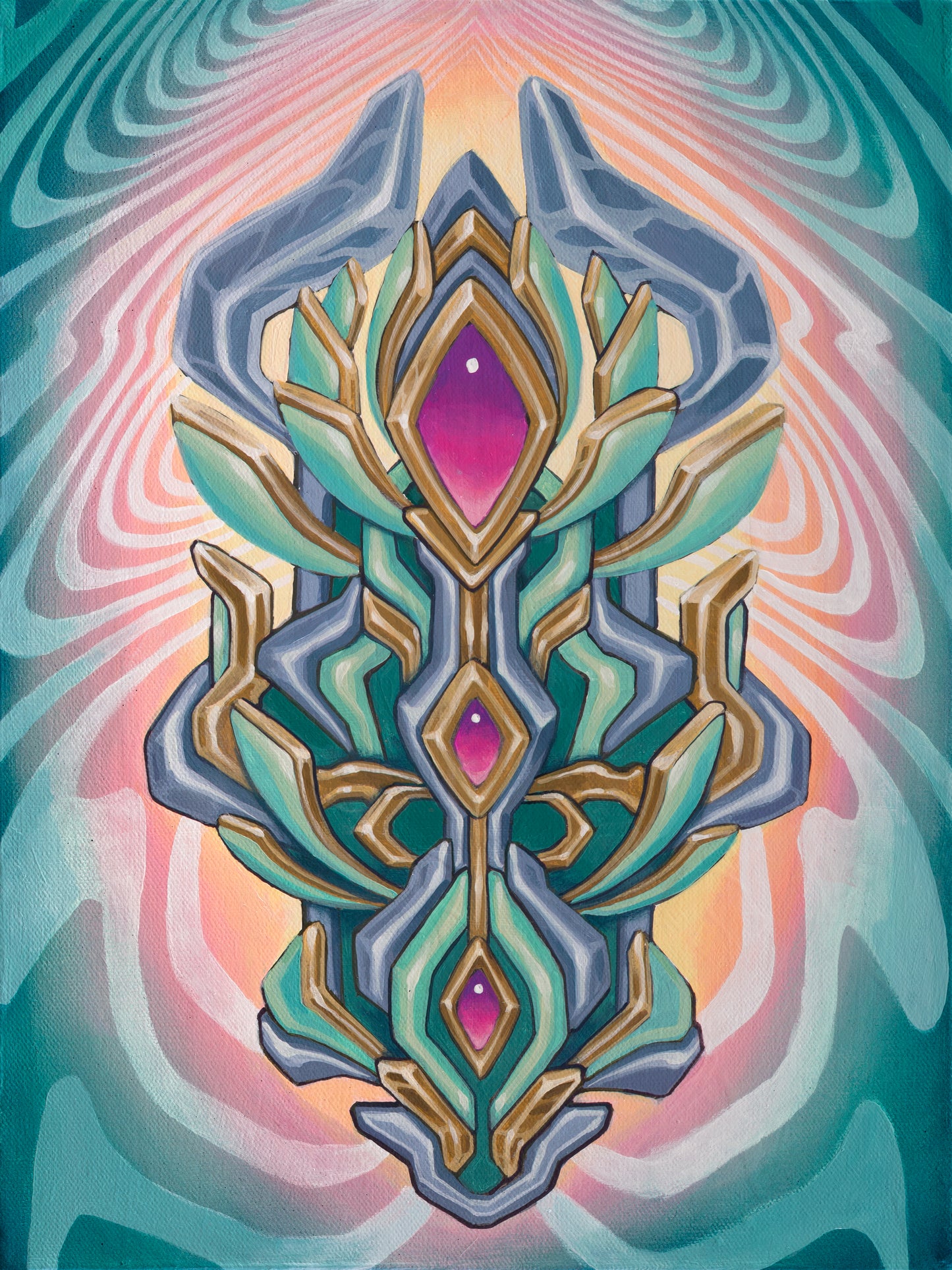 Jewel in the Lotus 2 - 16 x 12 by Sean Zenner (Poster Print)