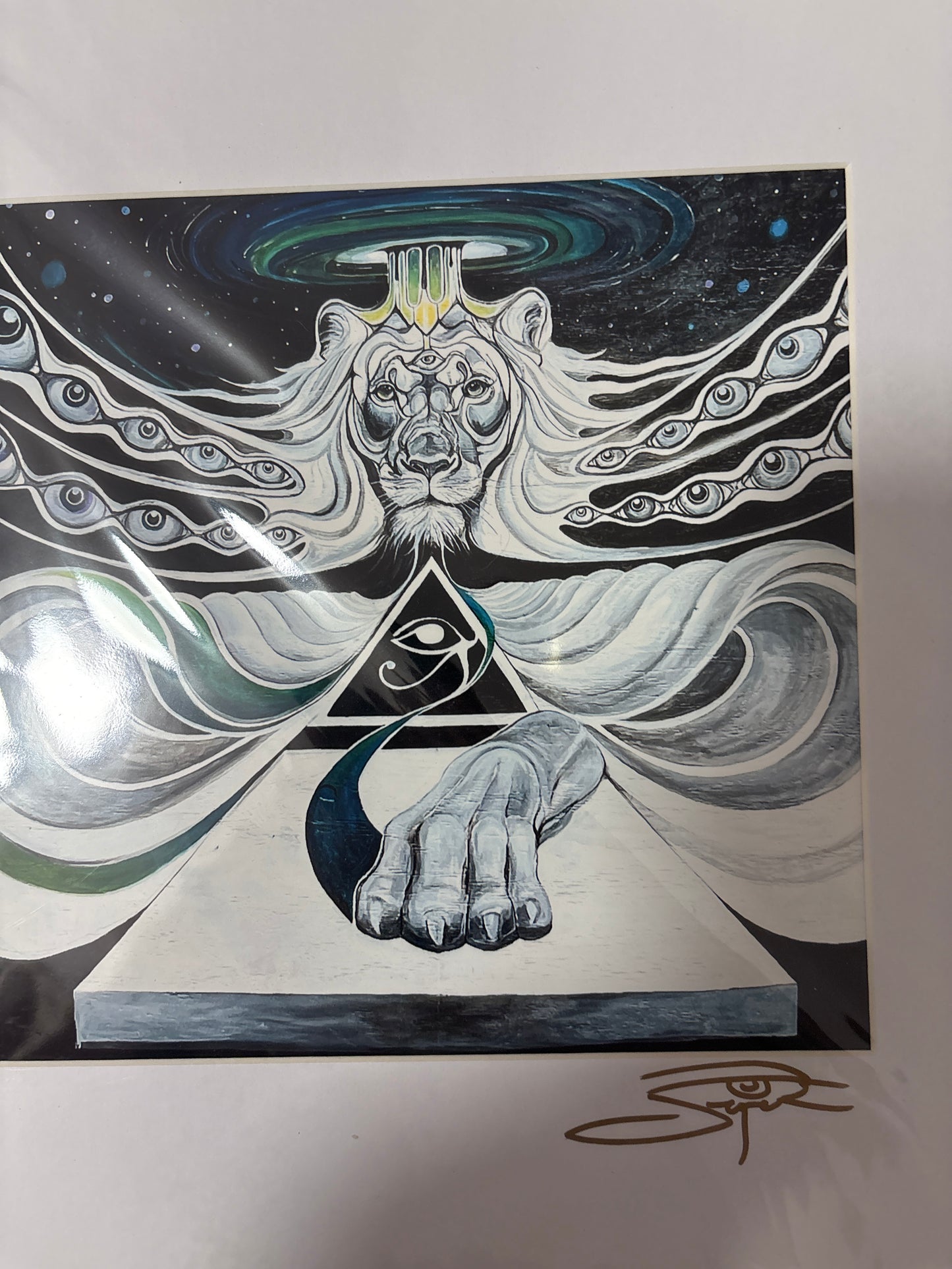 Sol protector - 8 x 8 by Eye of Swiger (Poster Print)