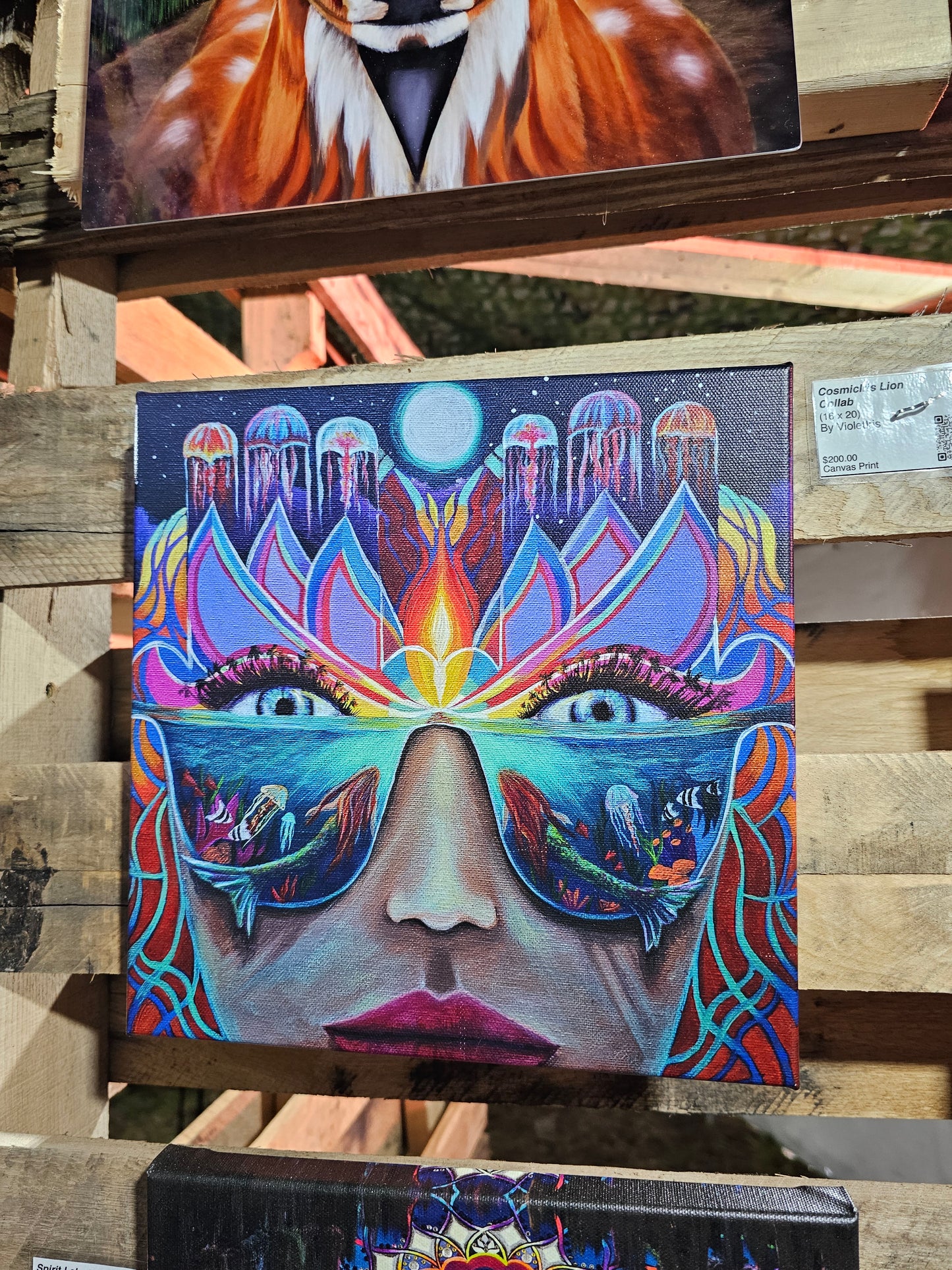 Imagine 21' - 10 x 10 by VioletIris (Canvas Print)