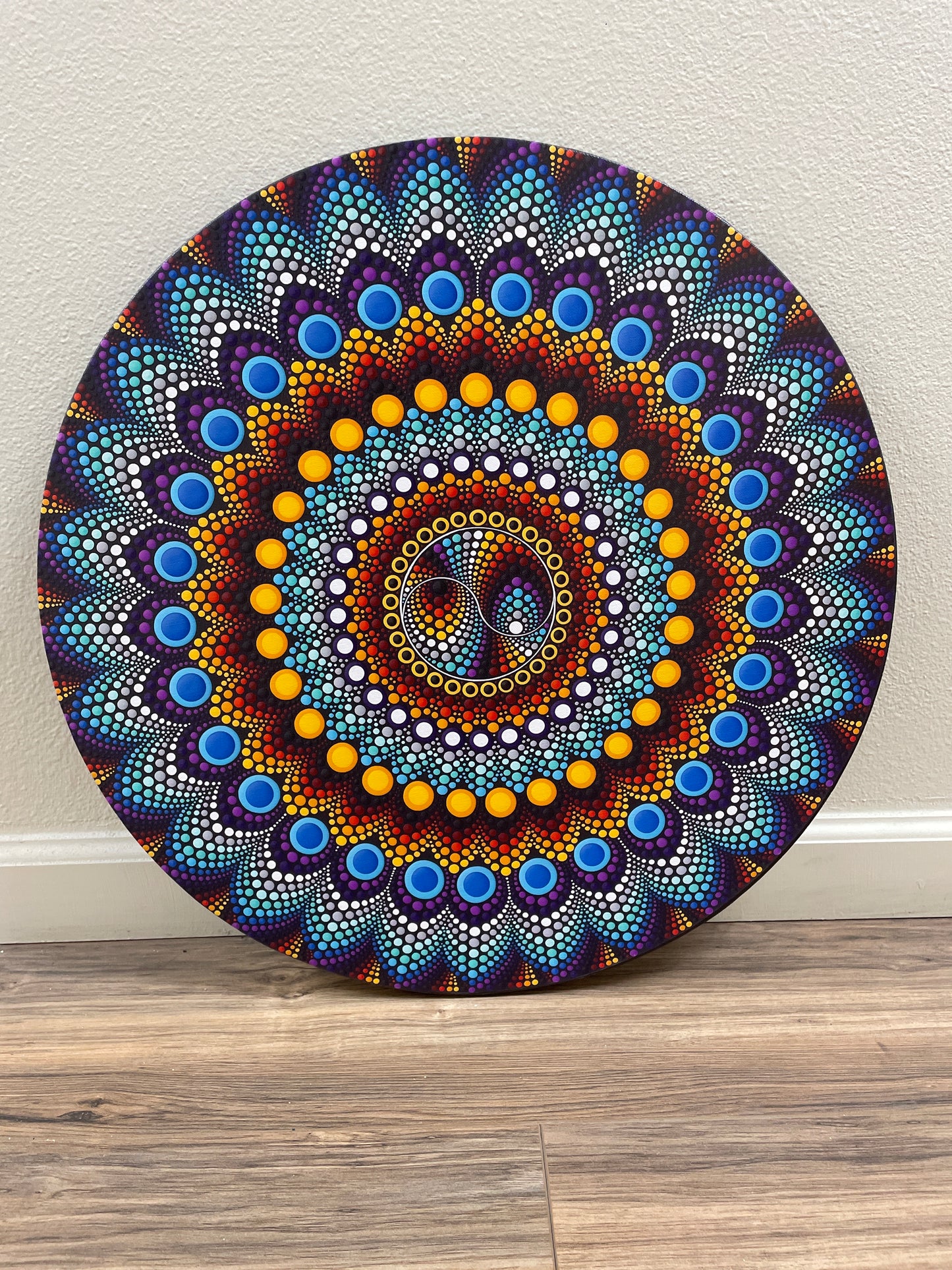 Frozen Explosions - 22 x 22 by Brandon Rollin (Canvas Print)