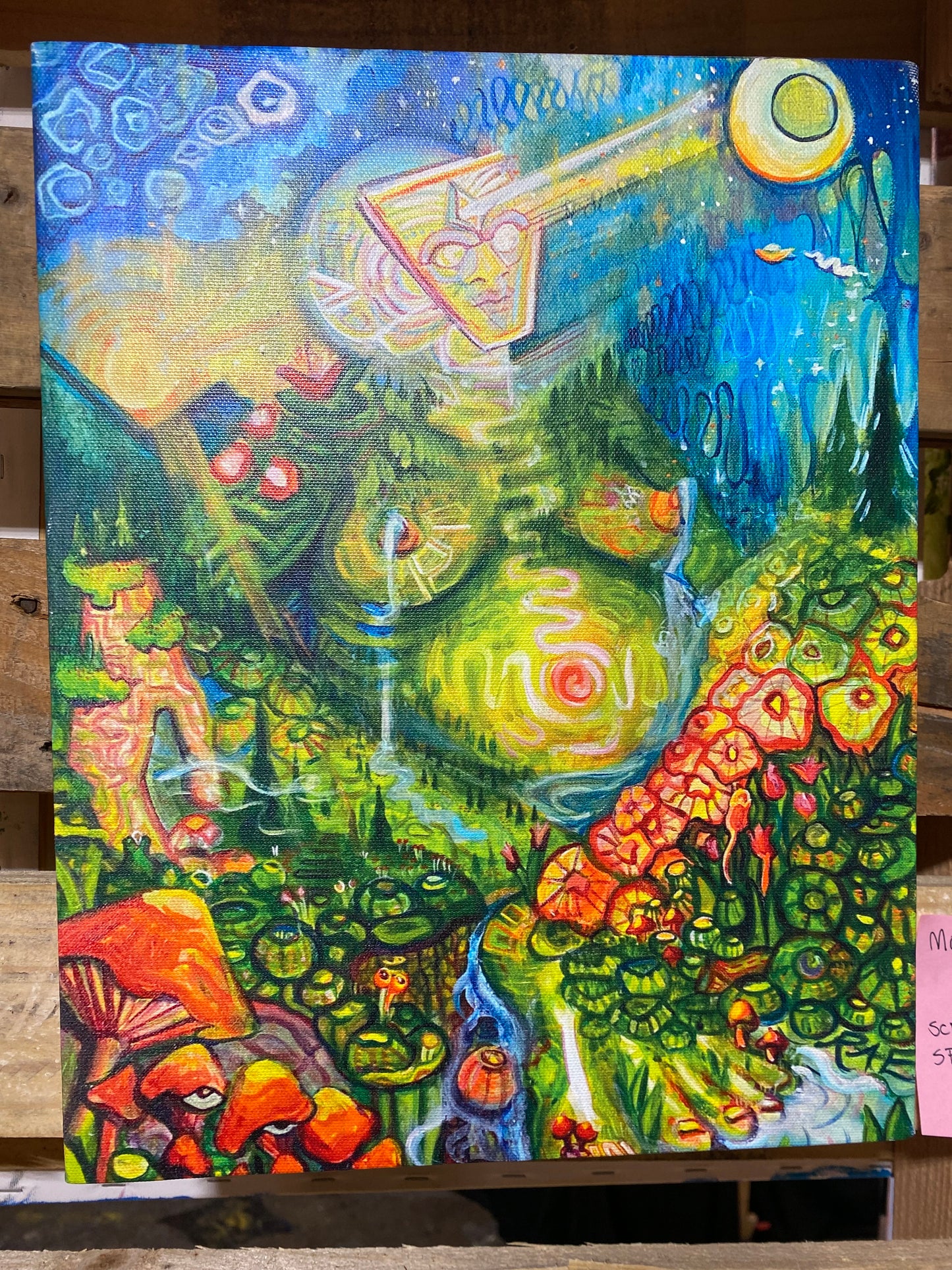 *Mother Gaia - 14 x 11 by Rae Grand (Canvas Print)