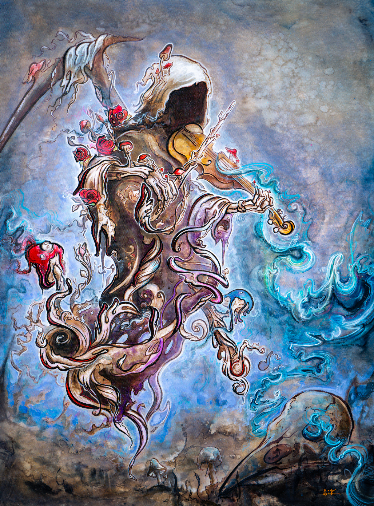 *Death Canvas Prints - 24 x 18 by KUHMALi (Canvas Print)