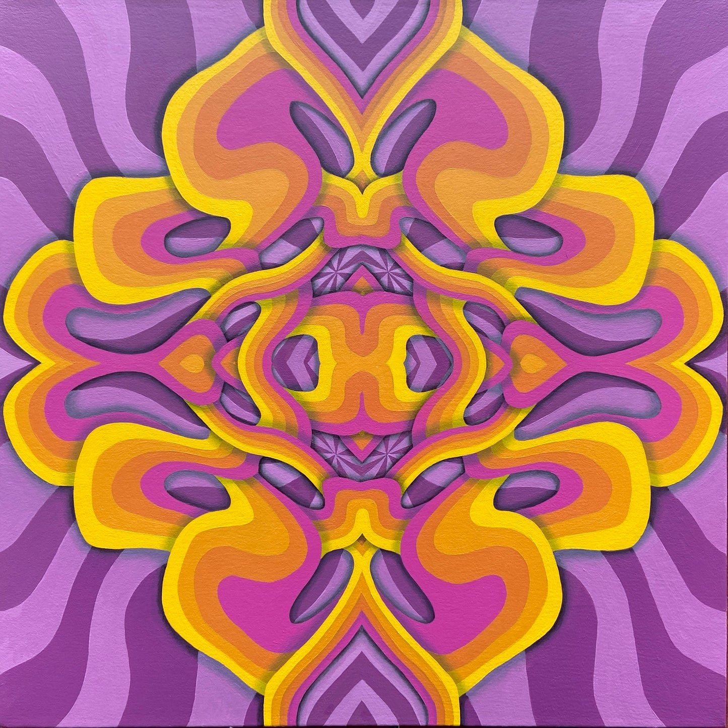 Groovy - 12 x 12 by Technocolor (Canvas Print)