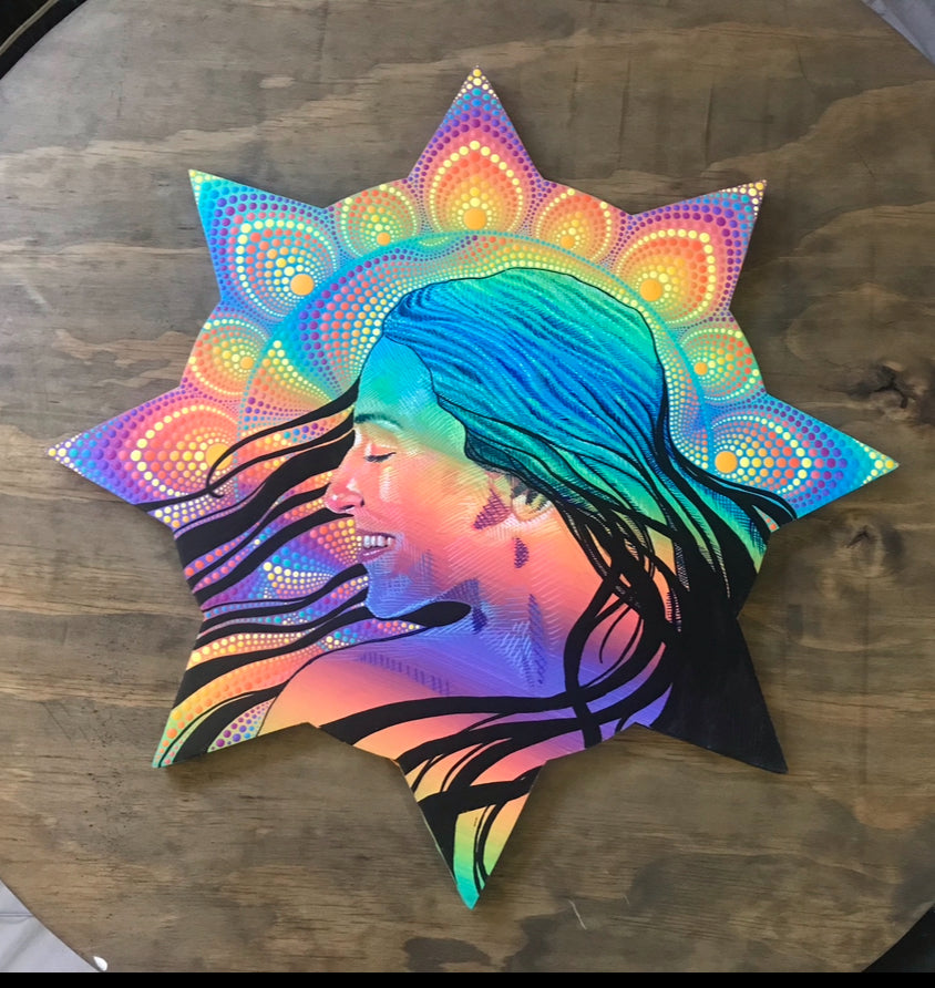 *Solar Power - 24 x 24 by Brandon Rollin (Original)