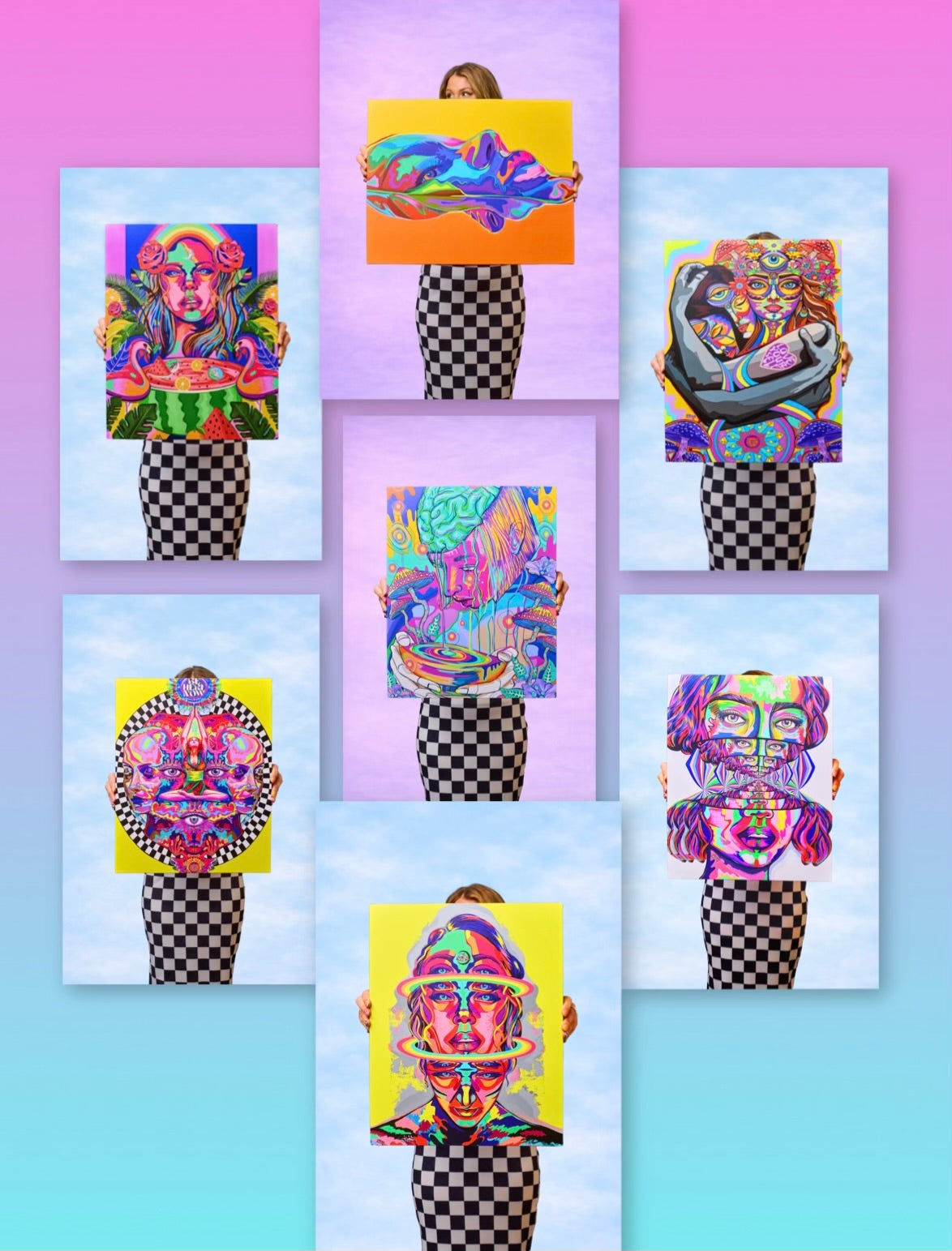 ASSORTED CANVASES - 20 x 16 by Moon Child Studio (Canvas Print)
