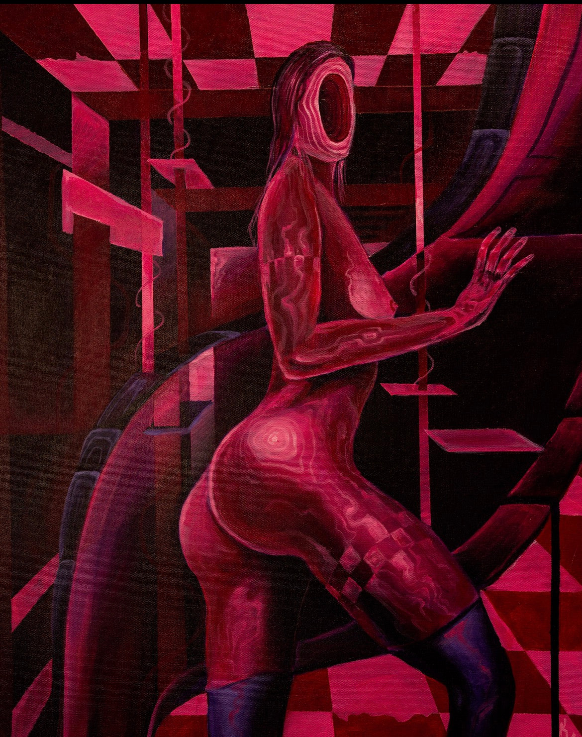 *She/her3 - 30 x 24 by Kevin Hughsam (Original)