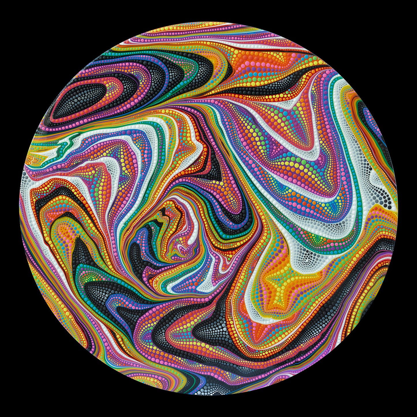 Forging Rainbows - 27 x 27 by Brandon Rollin (Canvas Print)