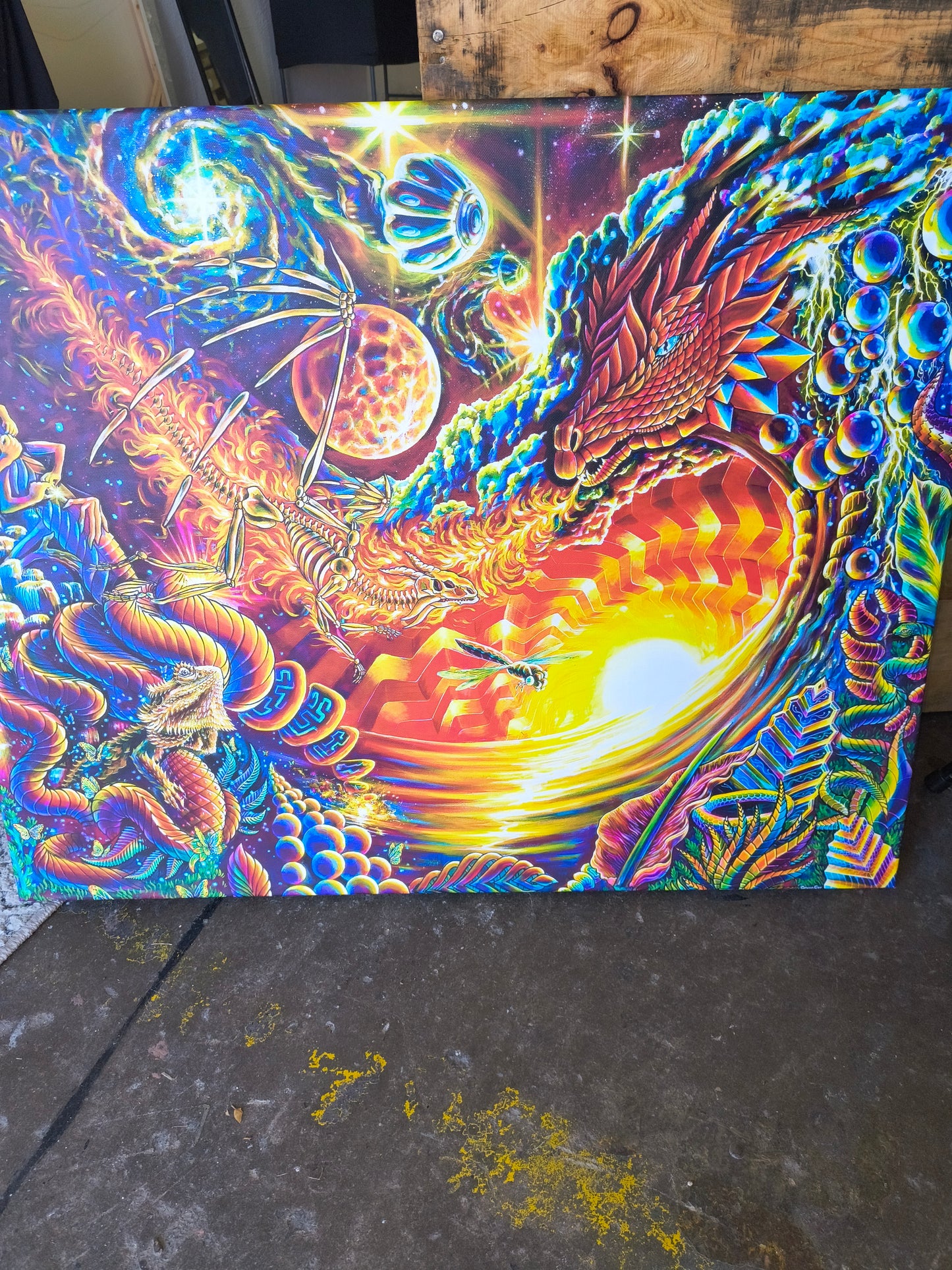 In Our Midst - 24 x 30 by gavinger (Canvas Print)