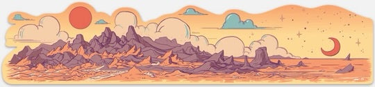 Mountain of Time - 2.2 x 10 by Rutherford (Accessory (pins, patches, etc))