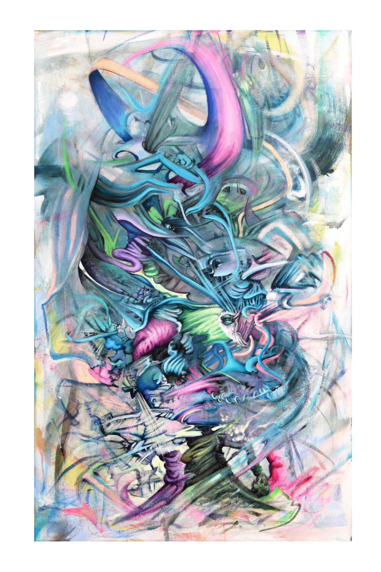 Prana - 48 x 25 by Katie Fogg (Canvas Print)