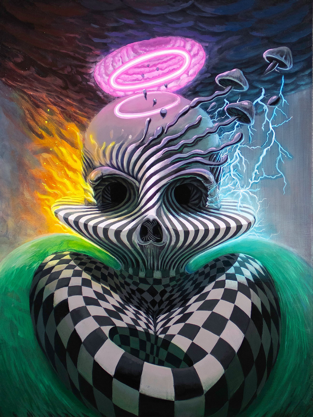 *Memento Mori - 26 x 20 by Andrew Norris Arts (Canvas Print)