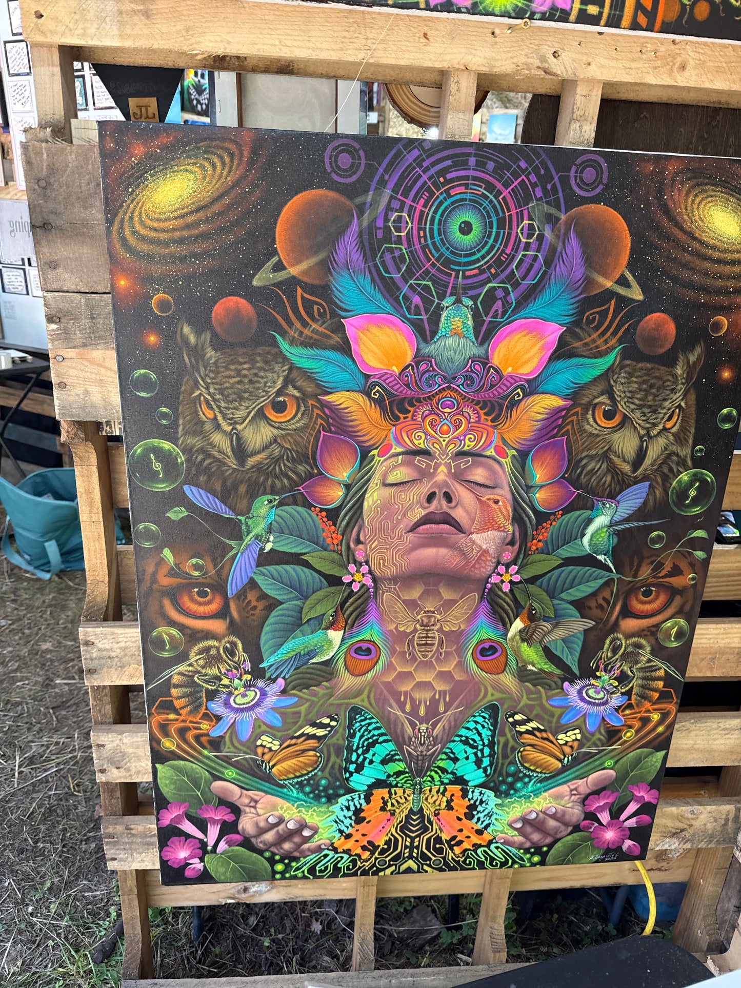 Inner soul small canvas print - 11 x 8 by Alfredo Zagaceta (Canvas Print)
