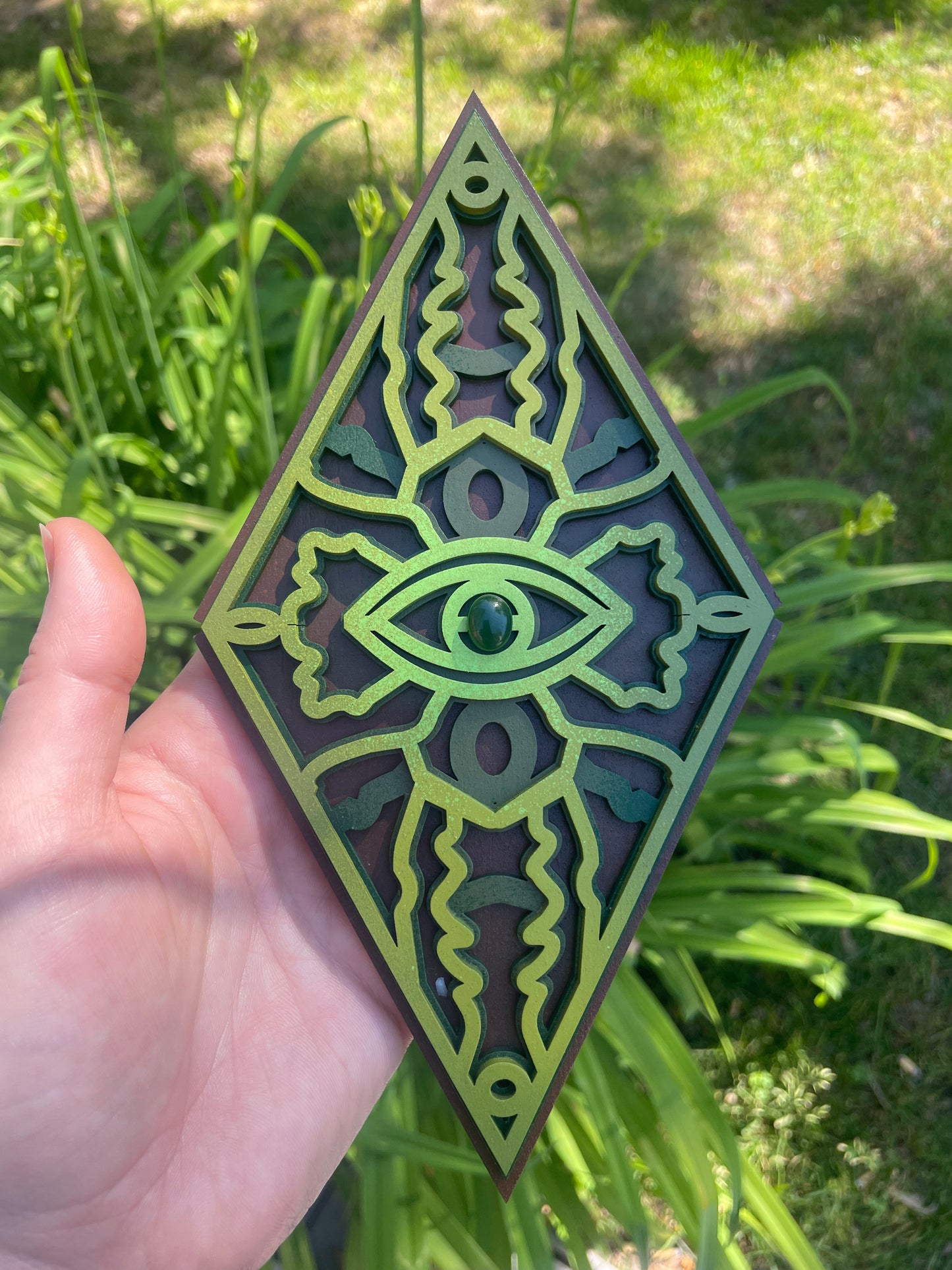 Higher Self - Forest - Serpentine - 7 x 4 by Subloominal (3D Sculpture)