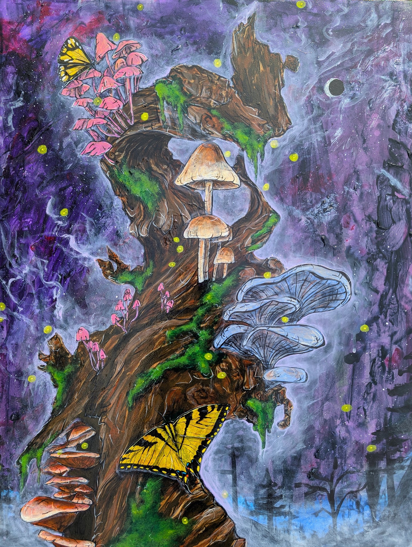 *Mycelia's Magic Original - 24 x 30 by Fae of Ilaria (Original)