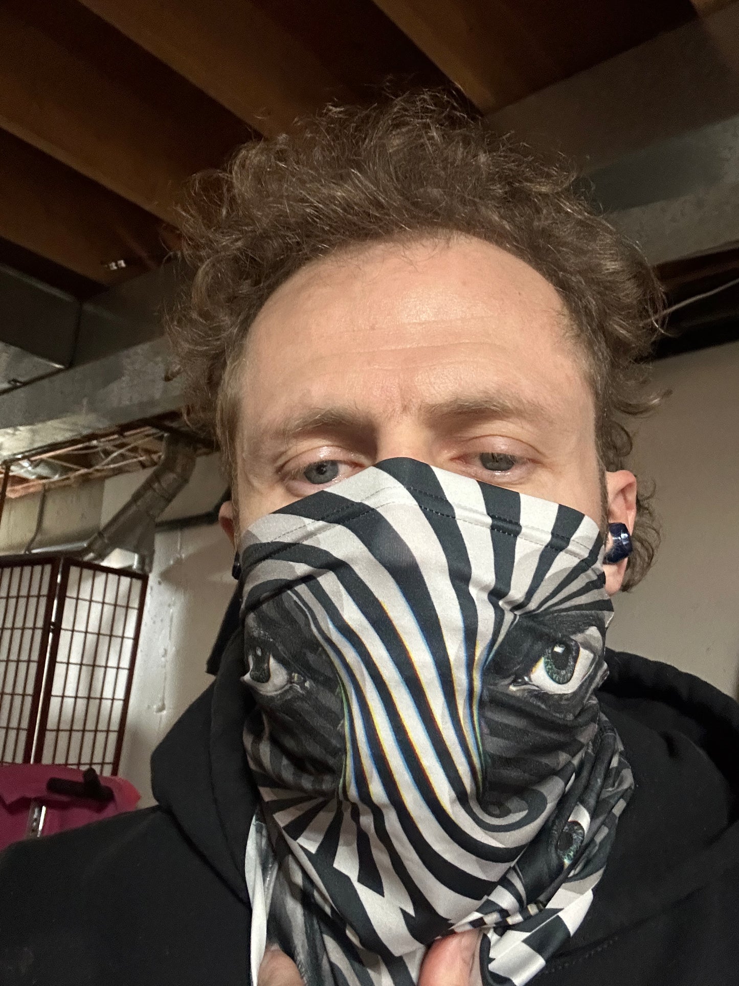 Beheld Neck Gaiter - Medium by Andrew Norris Arts (Apparel)