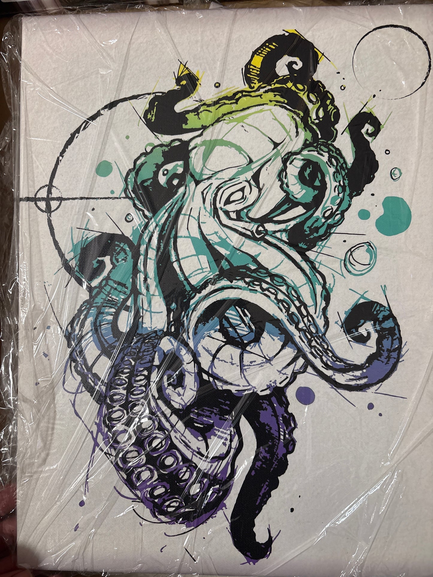 Octopus - 16 x 12 by Eye of Swiger (Canvas Print)