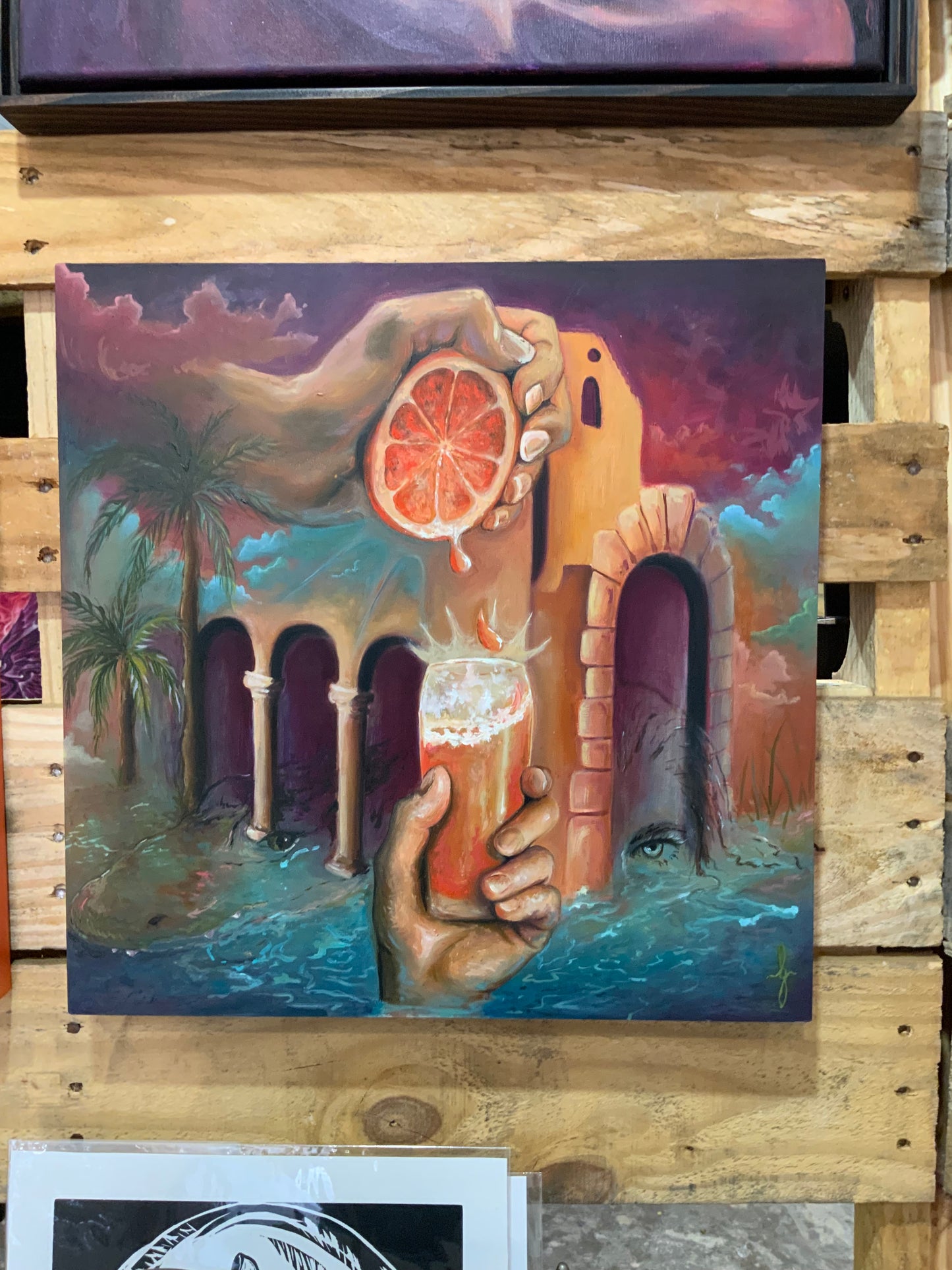 *Citradelic - 16 x 16 by Bailey Gumienny (Original)