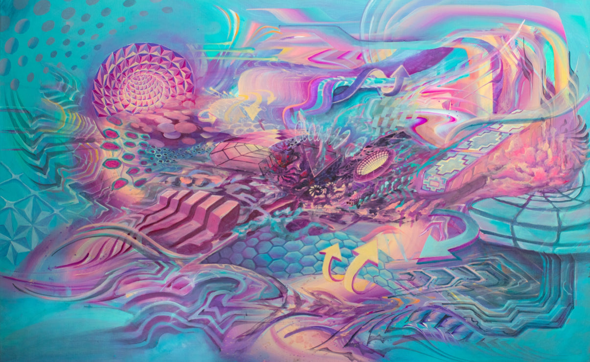 Starburst - 24 x 36 by Atlas1618 (Canvas Print)