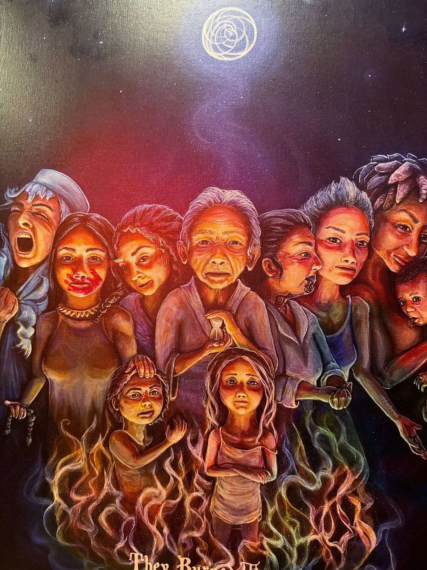 *They Burned Women - 30 x 20 (Canvas Print)