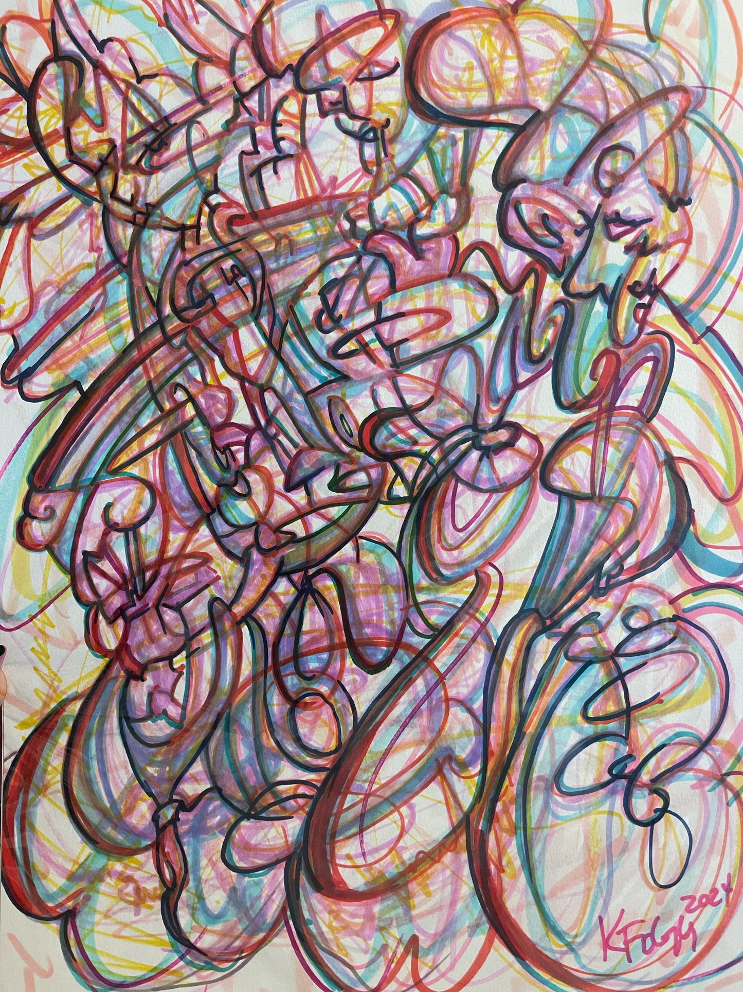 *Original Drawing - 14 x 11 by Katie Fogg (Original)