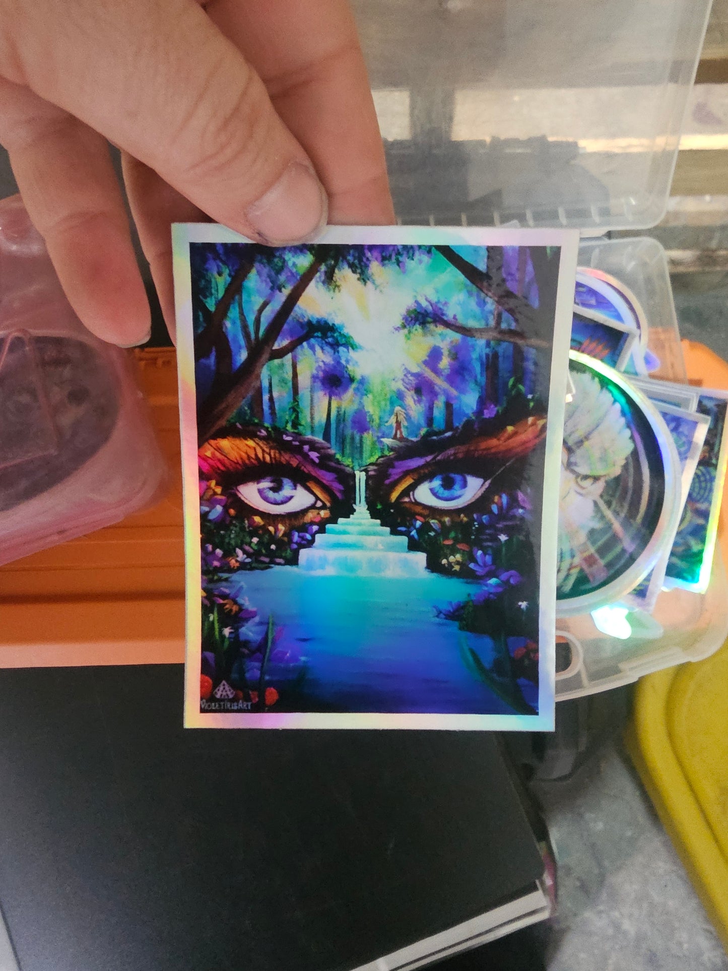 *Kendalls forest sticket - 5 x 3 by VioletIris (Stickers)