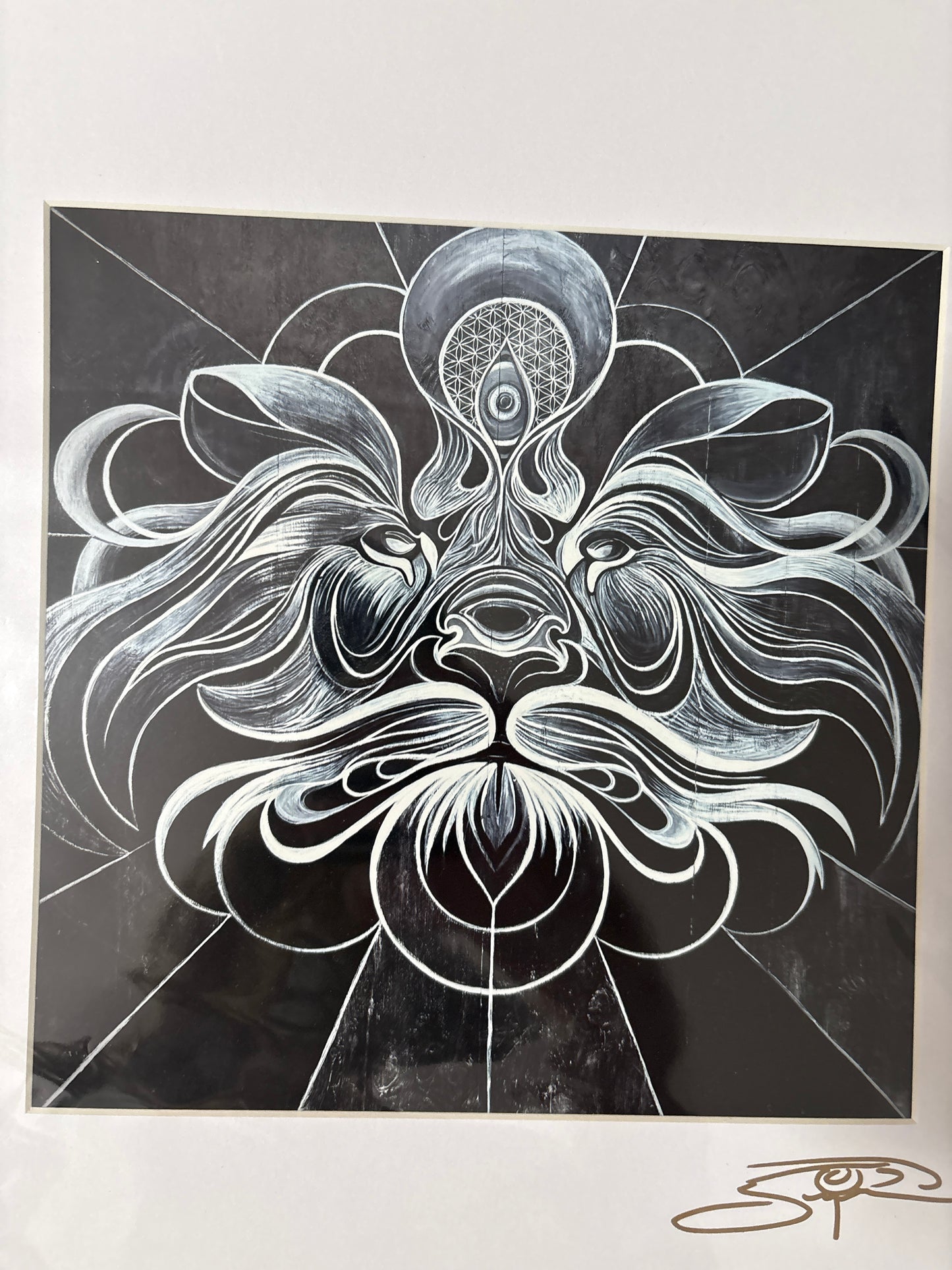 Primal energy - 8 x 8 by Eye of Swiger (Poster Print)