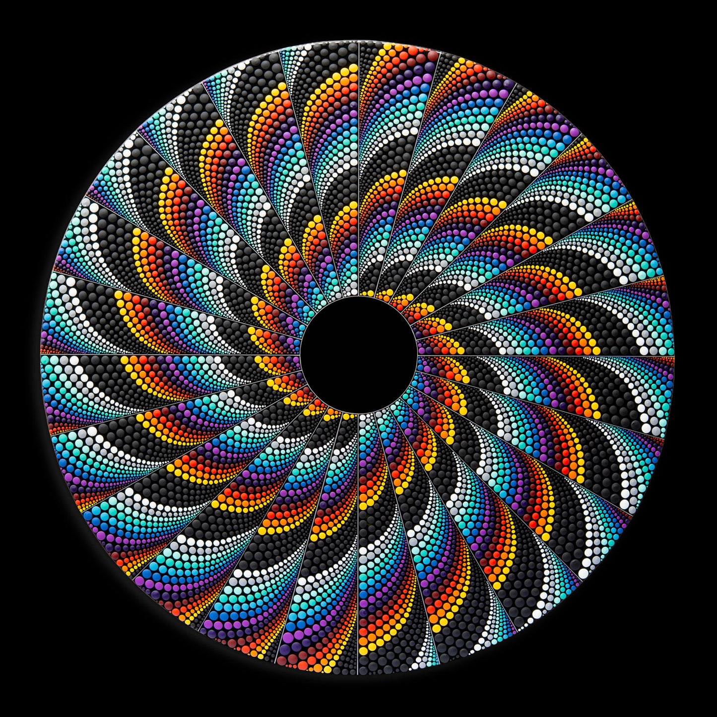 Black Hole - 22 x 22 by Brandon Rollin (Canvas Print)